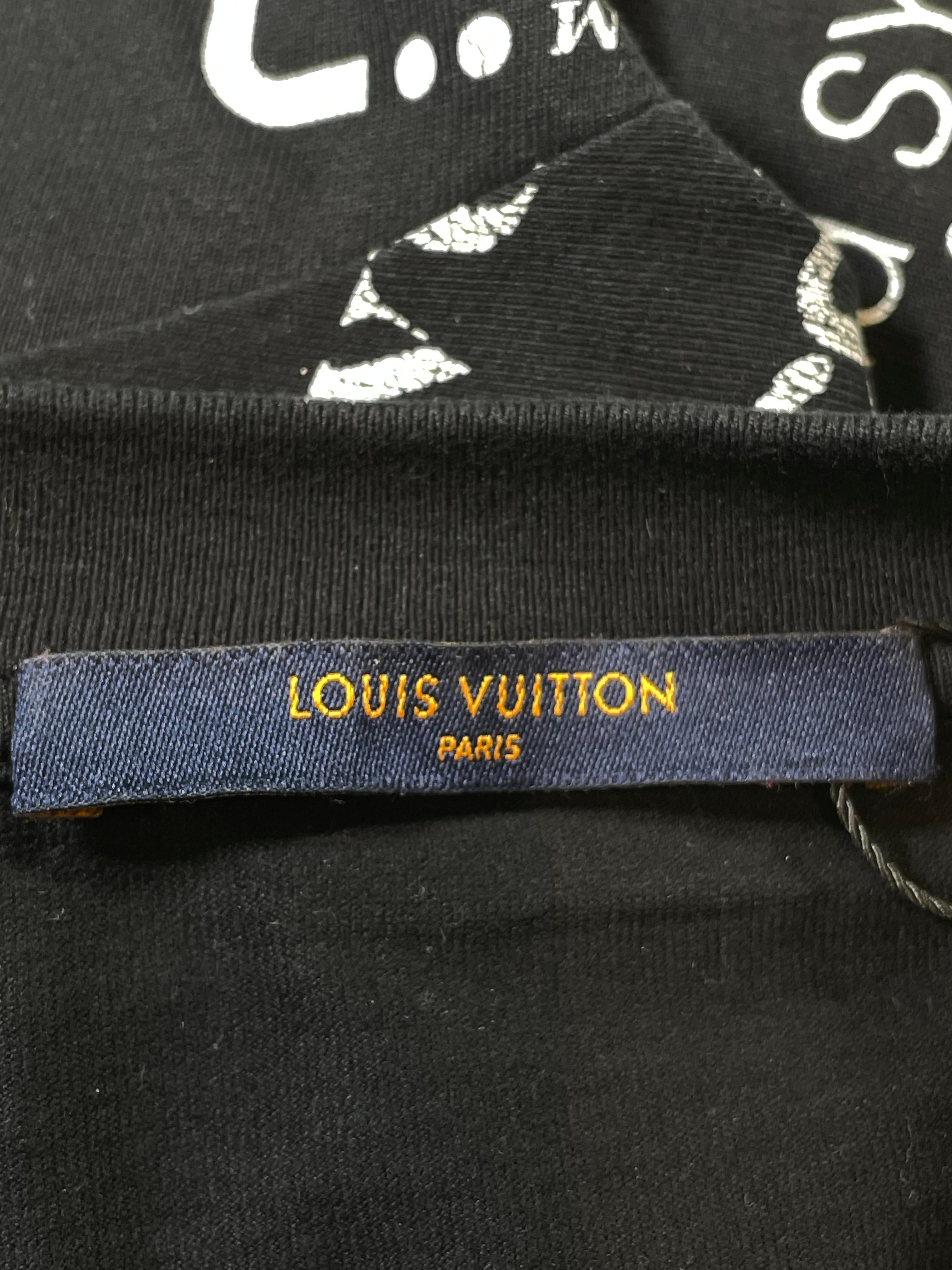 Louis Vuitton Black & White All Over Tee