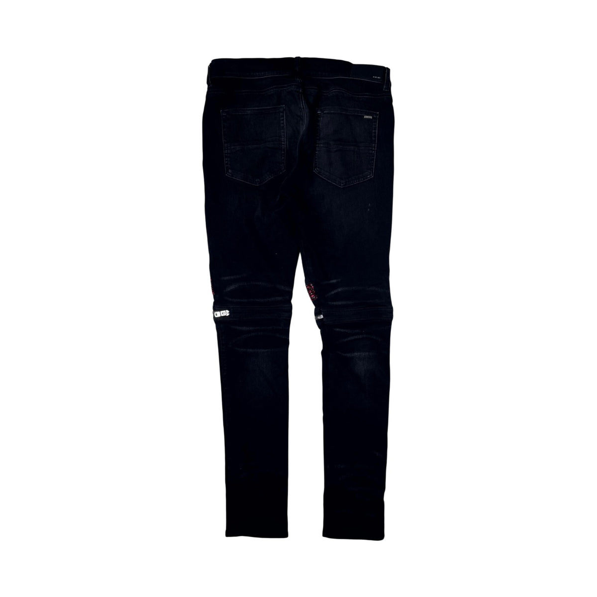 Amiri "MX2" Cherry Patch Black Wash Jeans