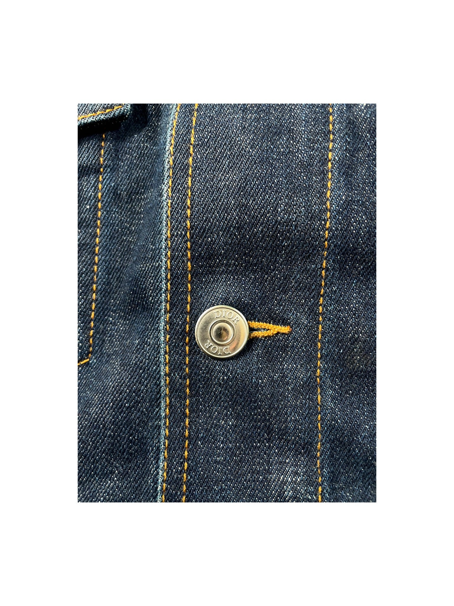 Dior Selvedge Denim Monogram Dark Blue Set