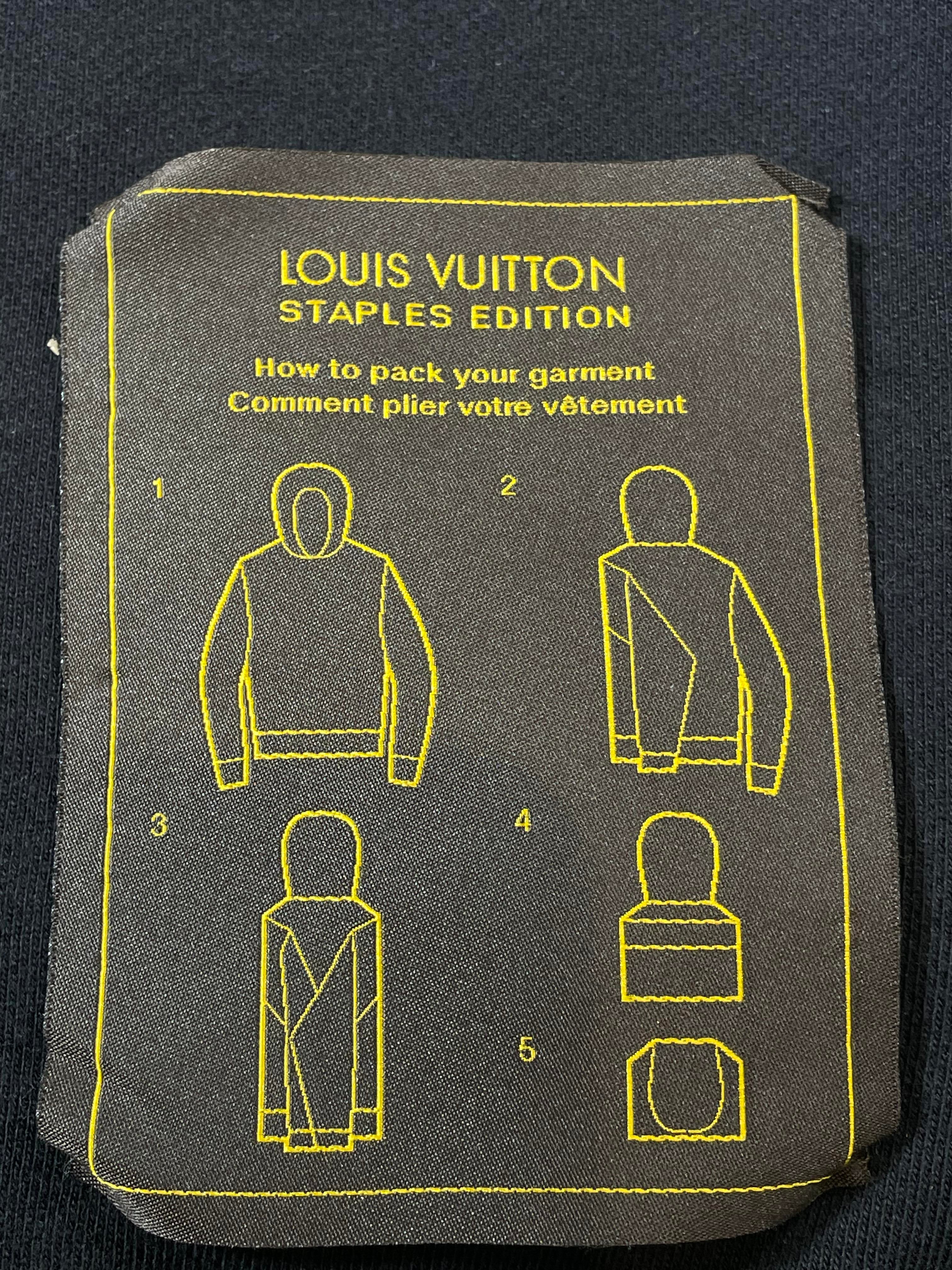 Louis Vuitton 'Staple Edition' Black Hoodie