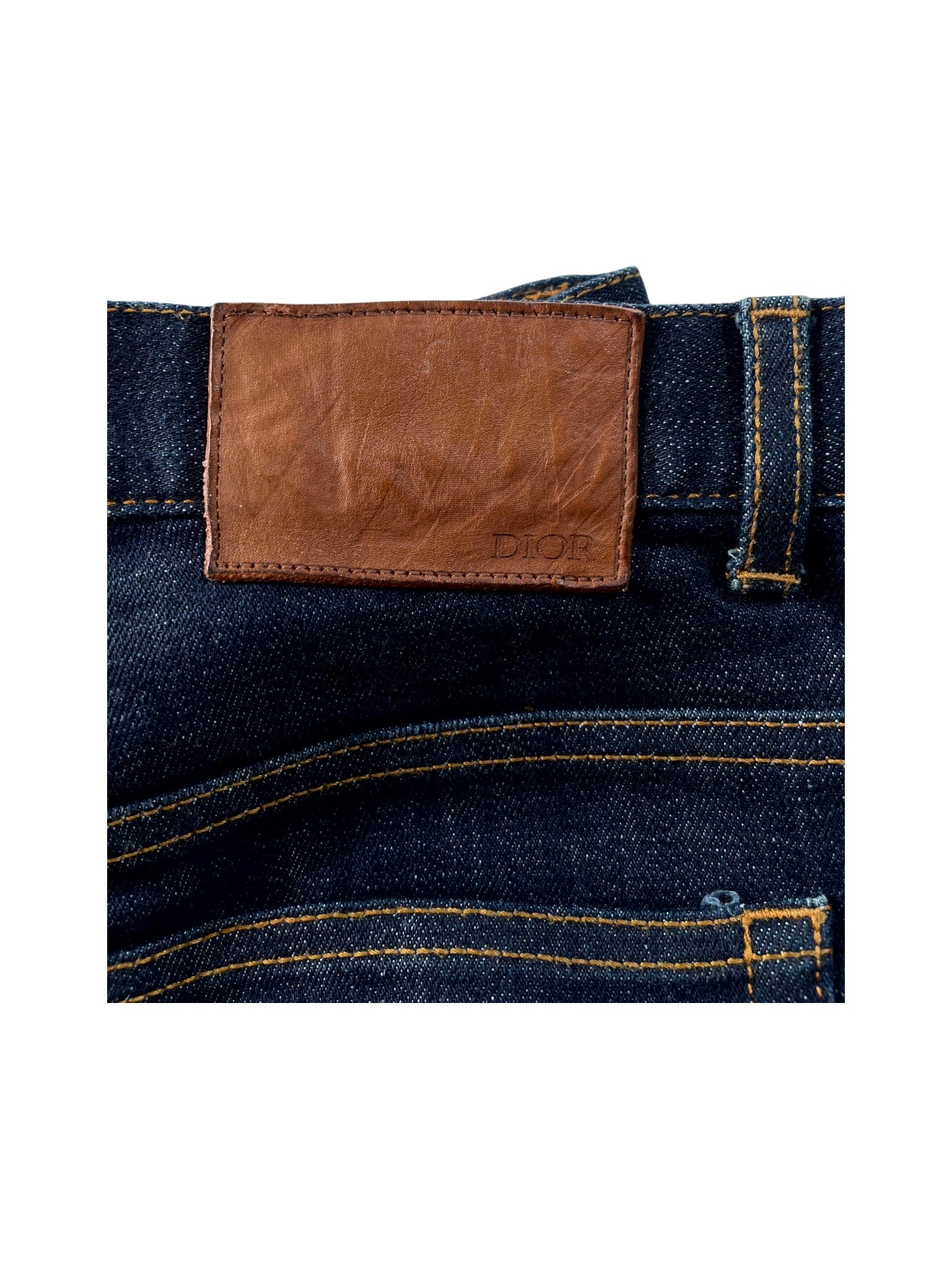 Dior Selvedge Denim Monogram Dark Blue Set
