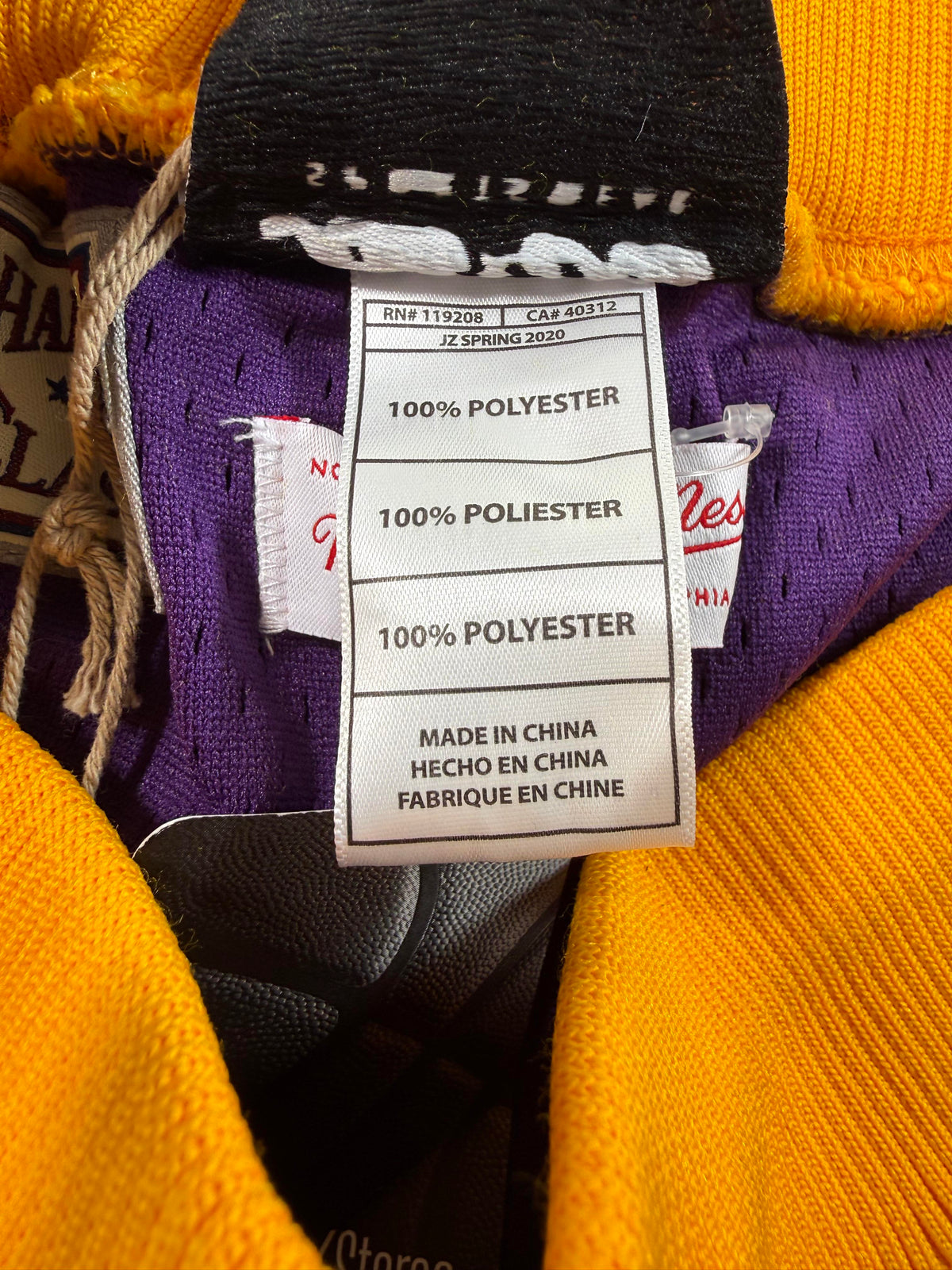 Just Don Mitchell n Ness Los Angeles Lakers Shorts