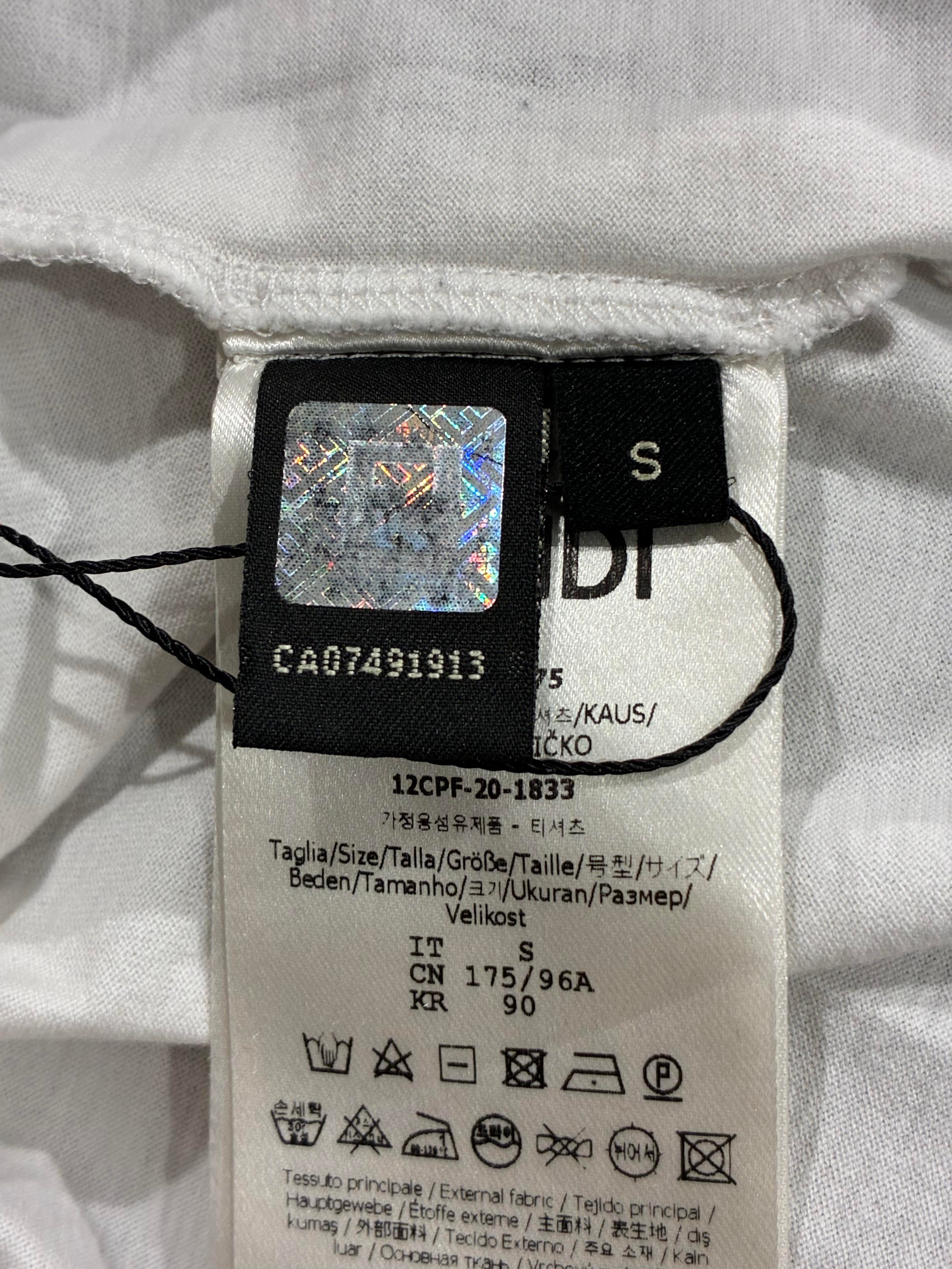 Fendi Monster White Tee