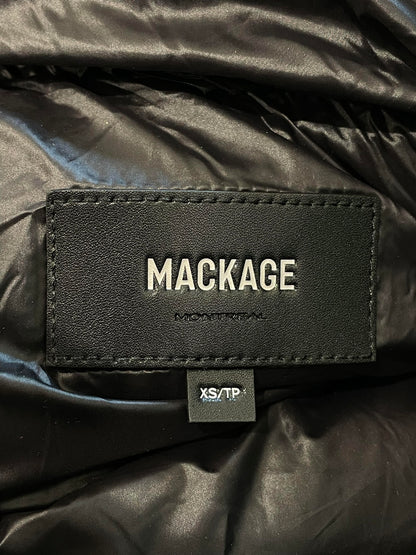 Mackage Padded Down Hooded Black Women's Jacket