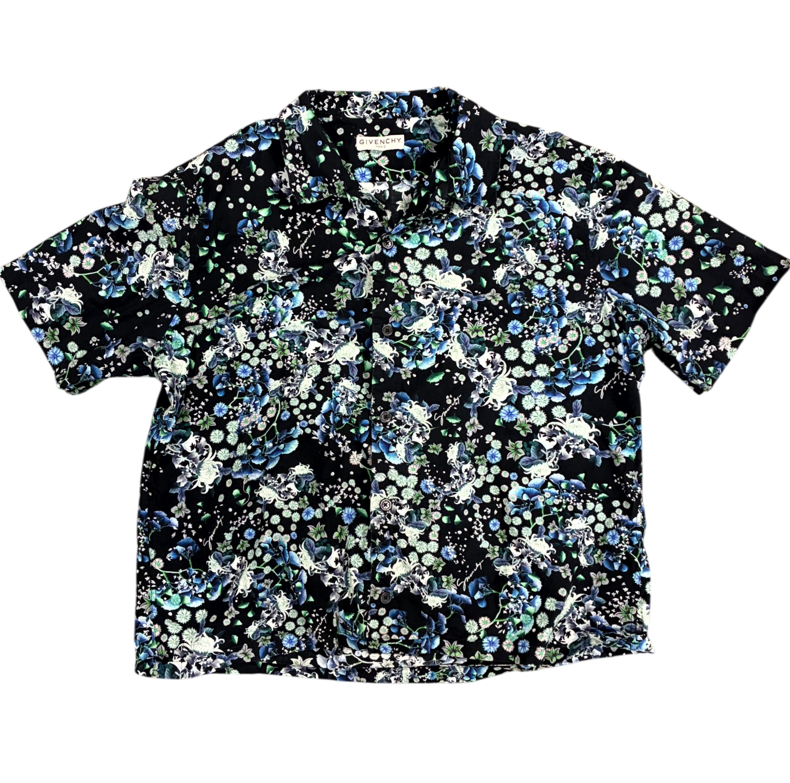 Givenchy Floral Button Up Multicolor Shirt