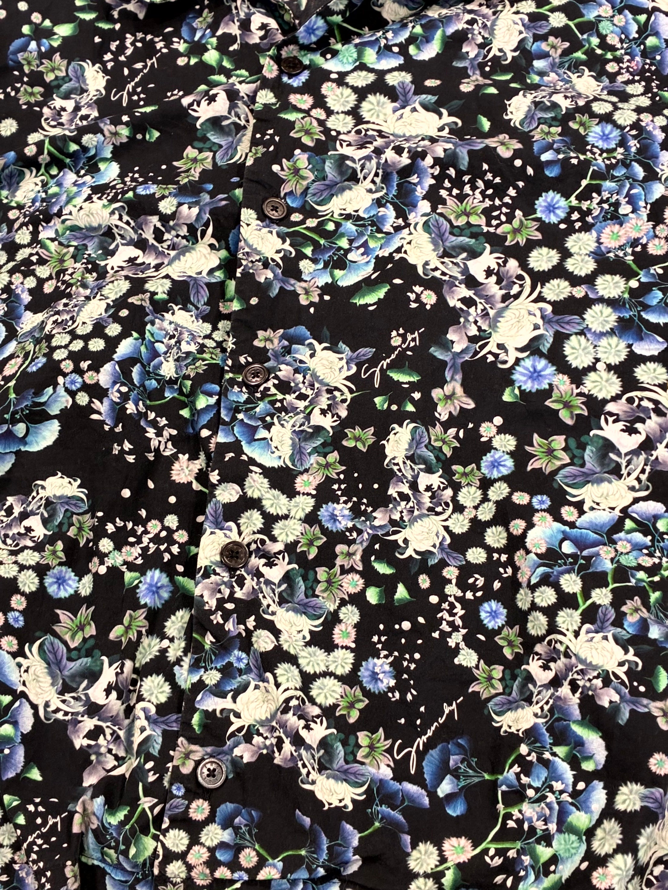Givenchy Floral Button Up Multicolor Shirt