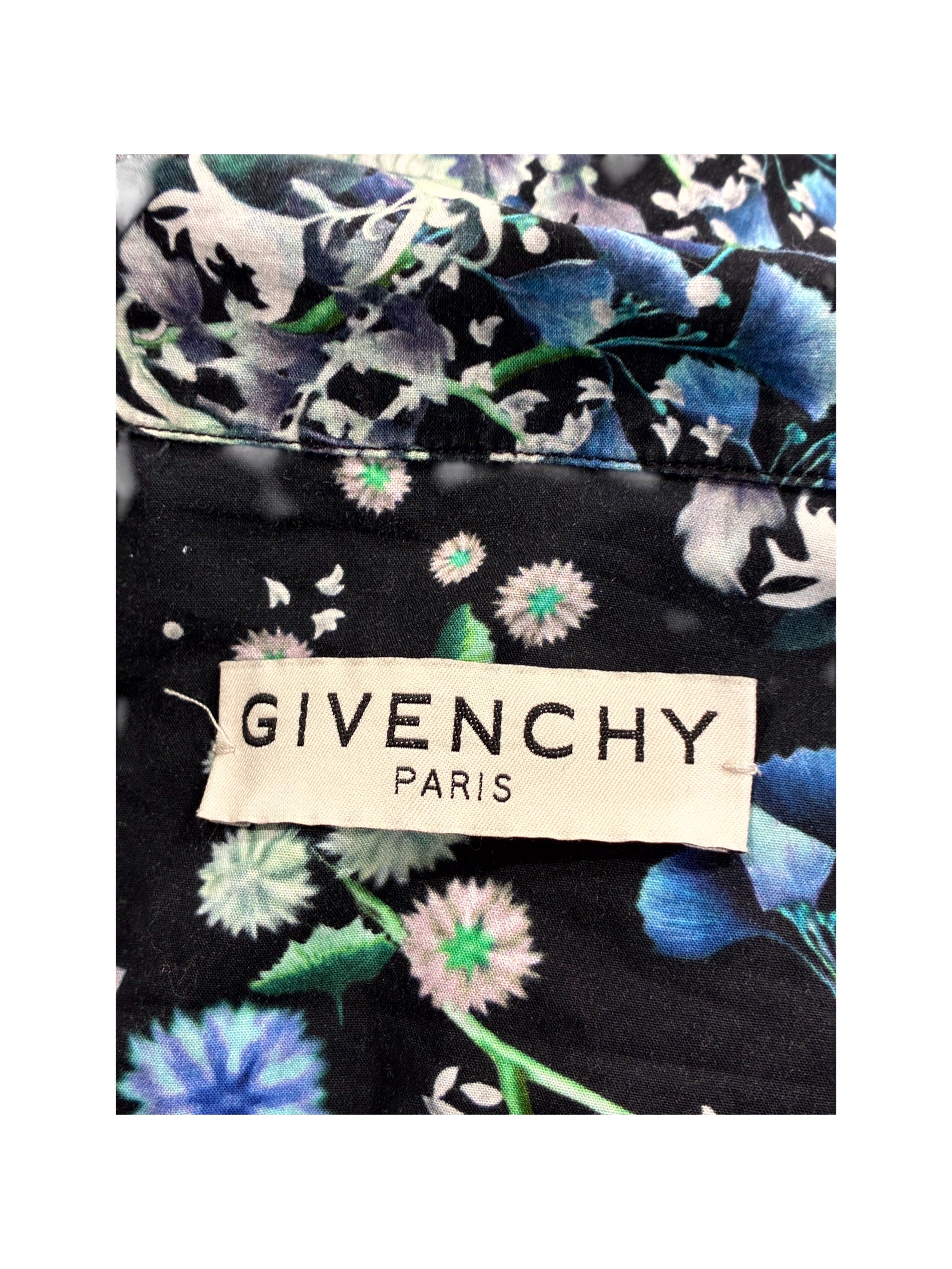 Givenchy Floral Button Up Multicolor Shirt