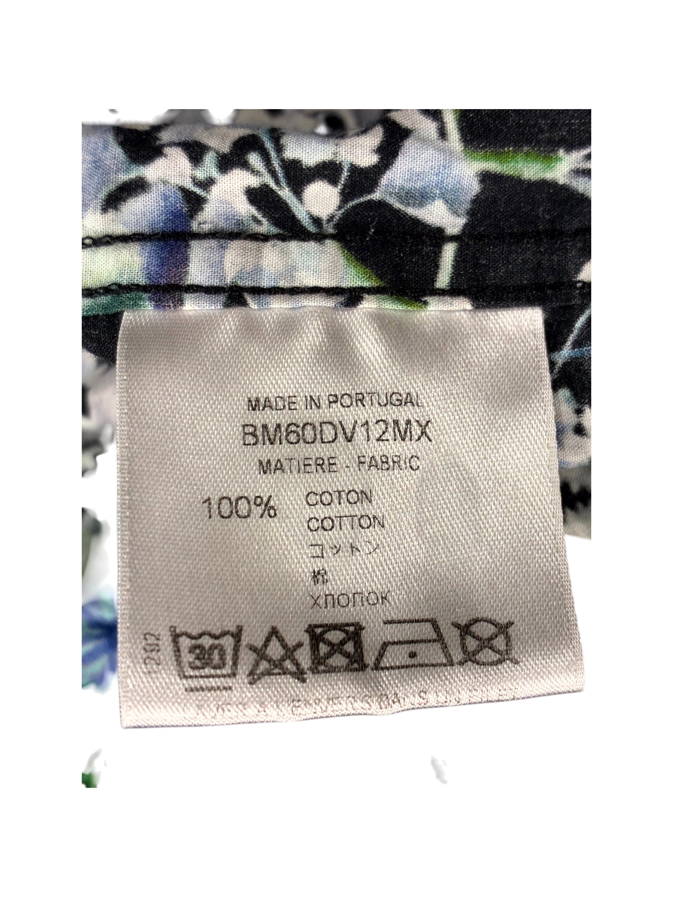 Givenchy Floral Button Up Multicolor Shirt