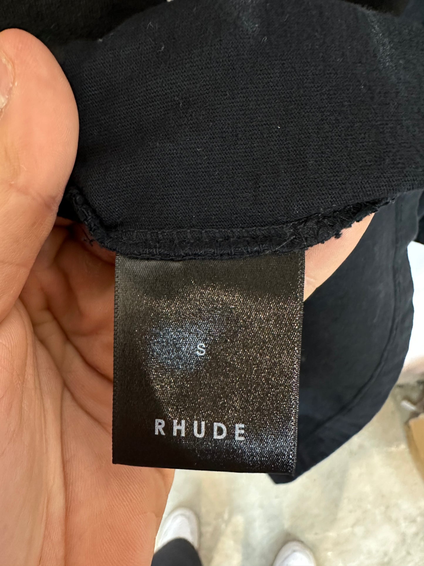 Rhude Tee Navy Devil Eye Used Small
