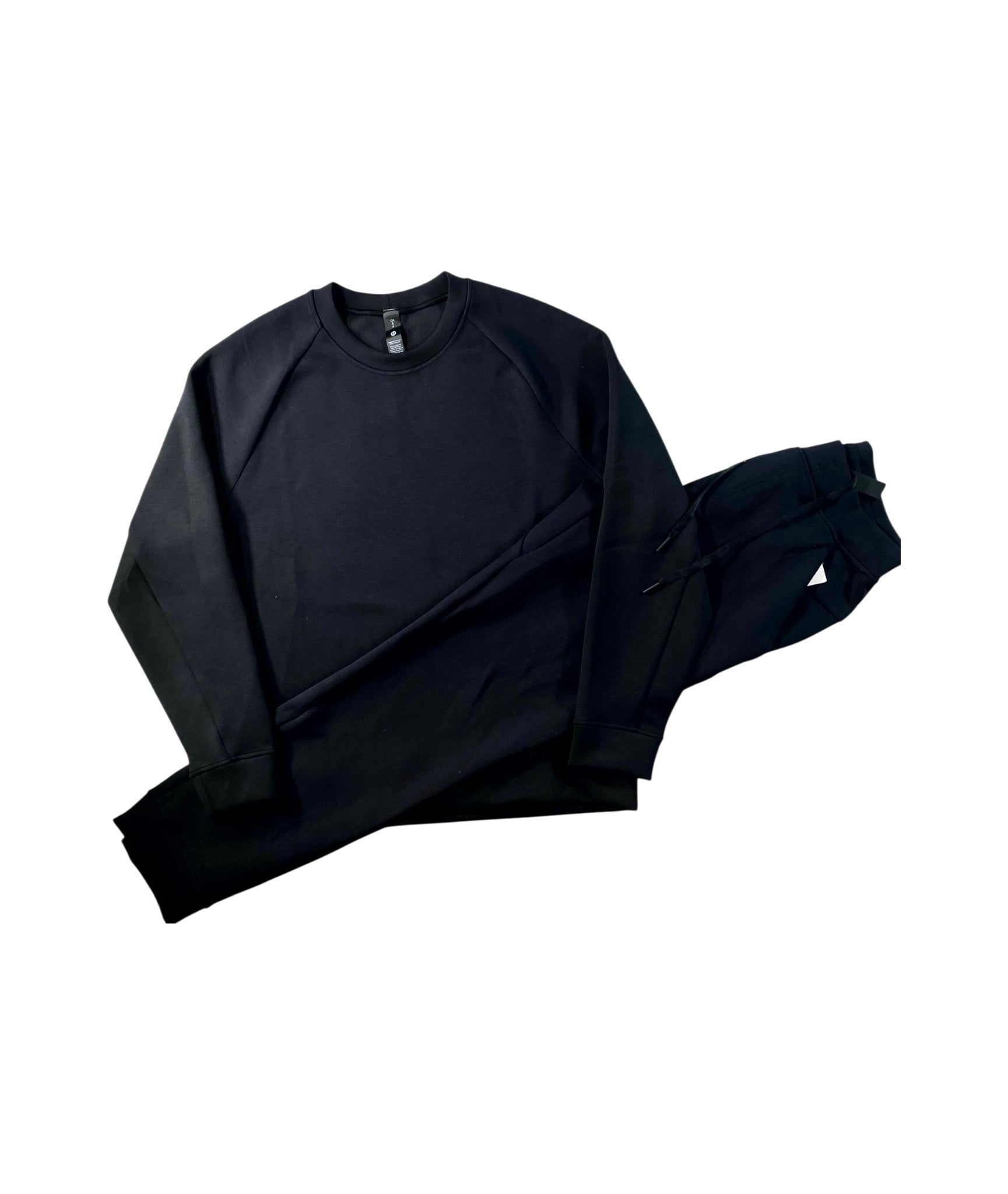 Lululemon "Smooth Spacer" Crewneck Black Set