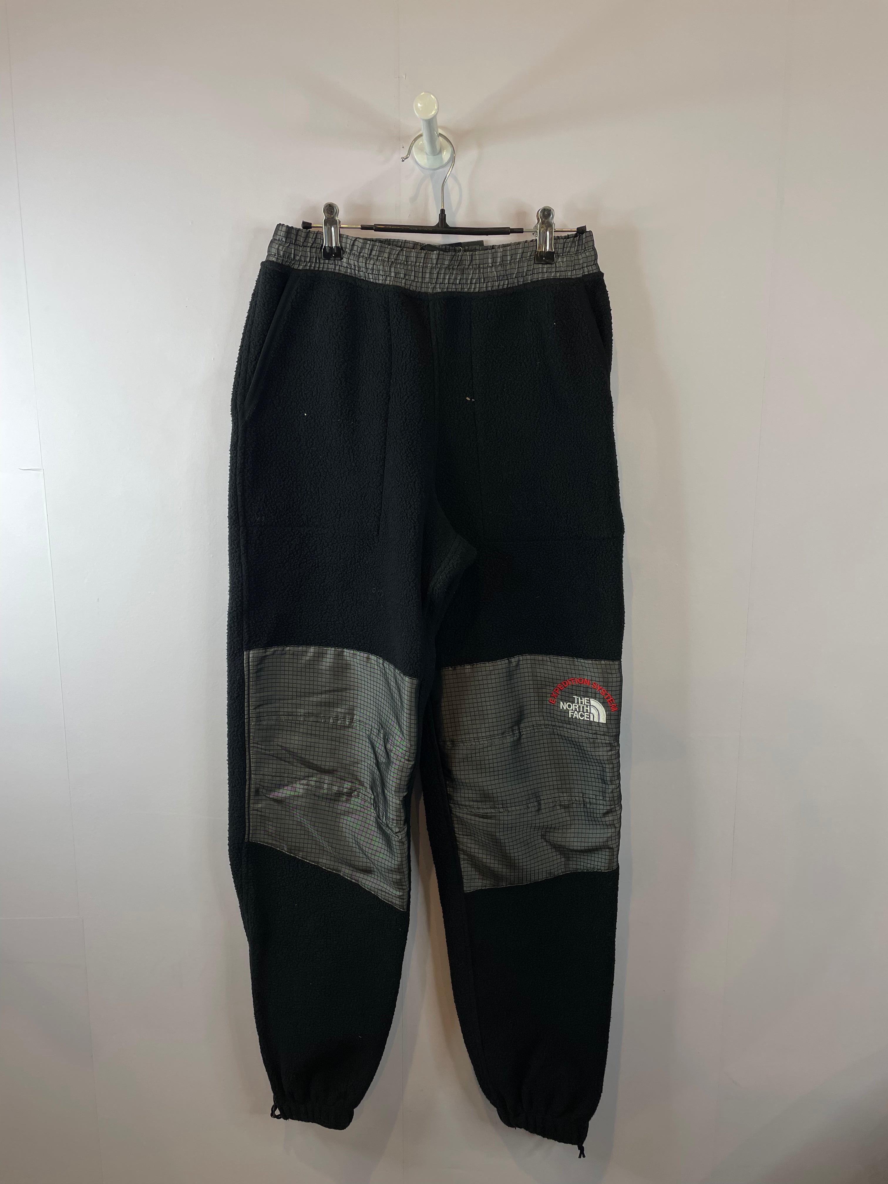 The North Face Fleece Black Grey Sweatpants