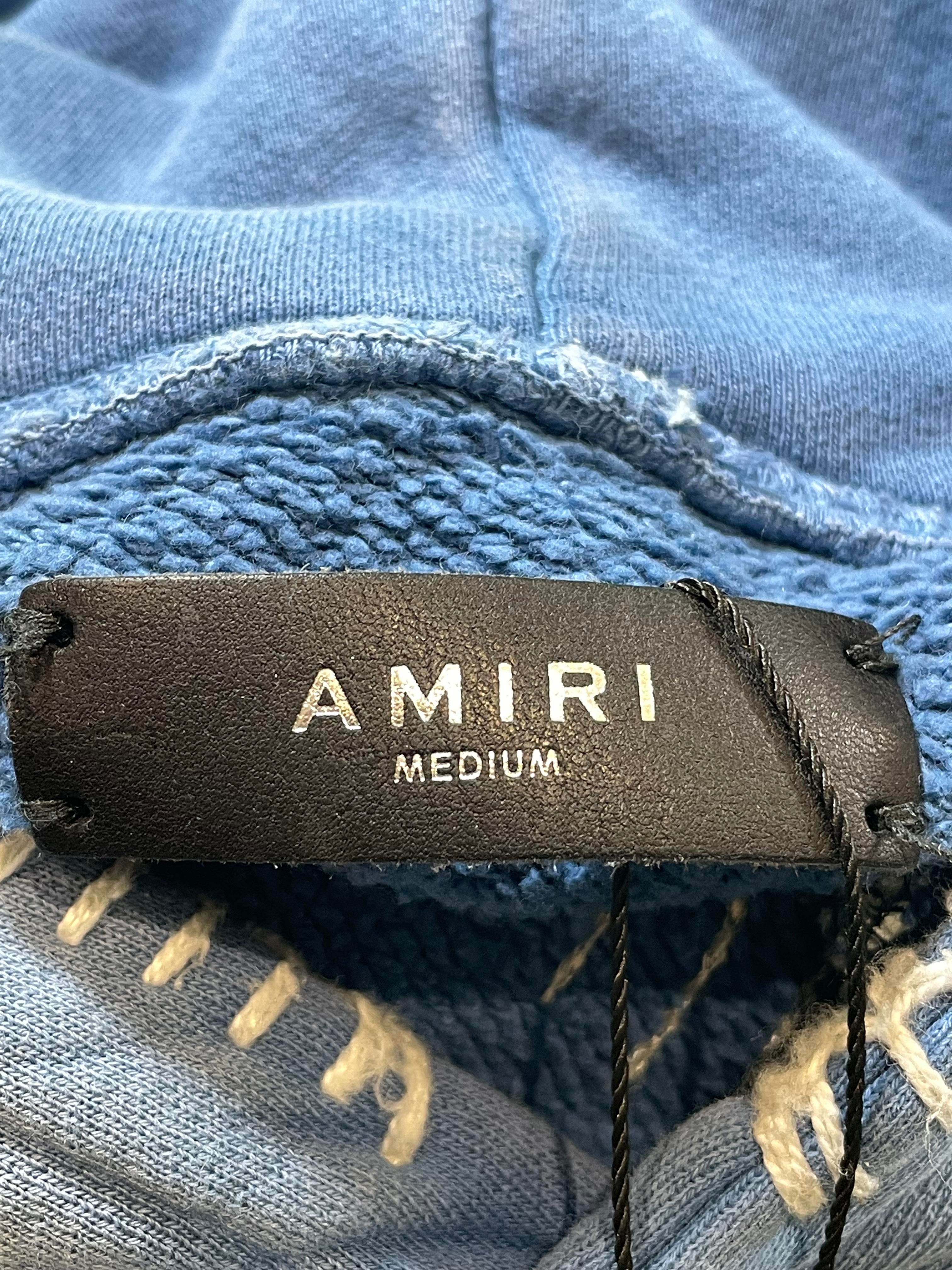 Amiri 'TGCW' Blue Hoodie