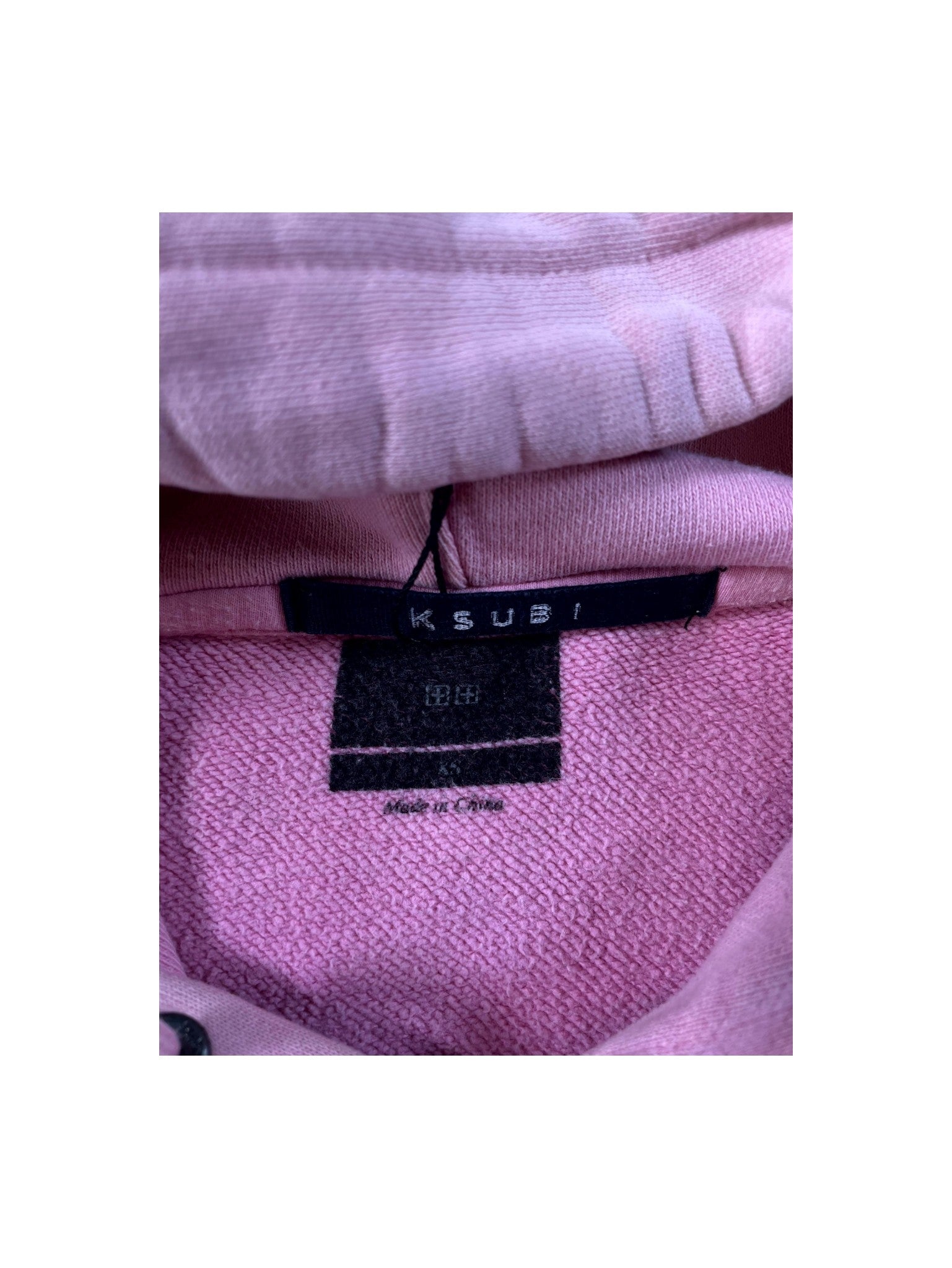 Ksubi Pink & Black Hoodie