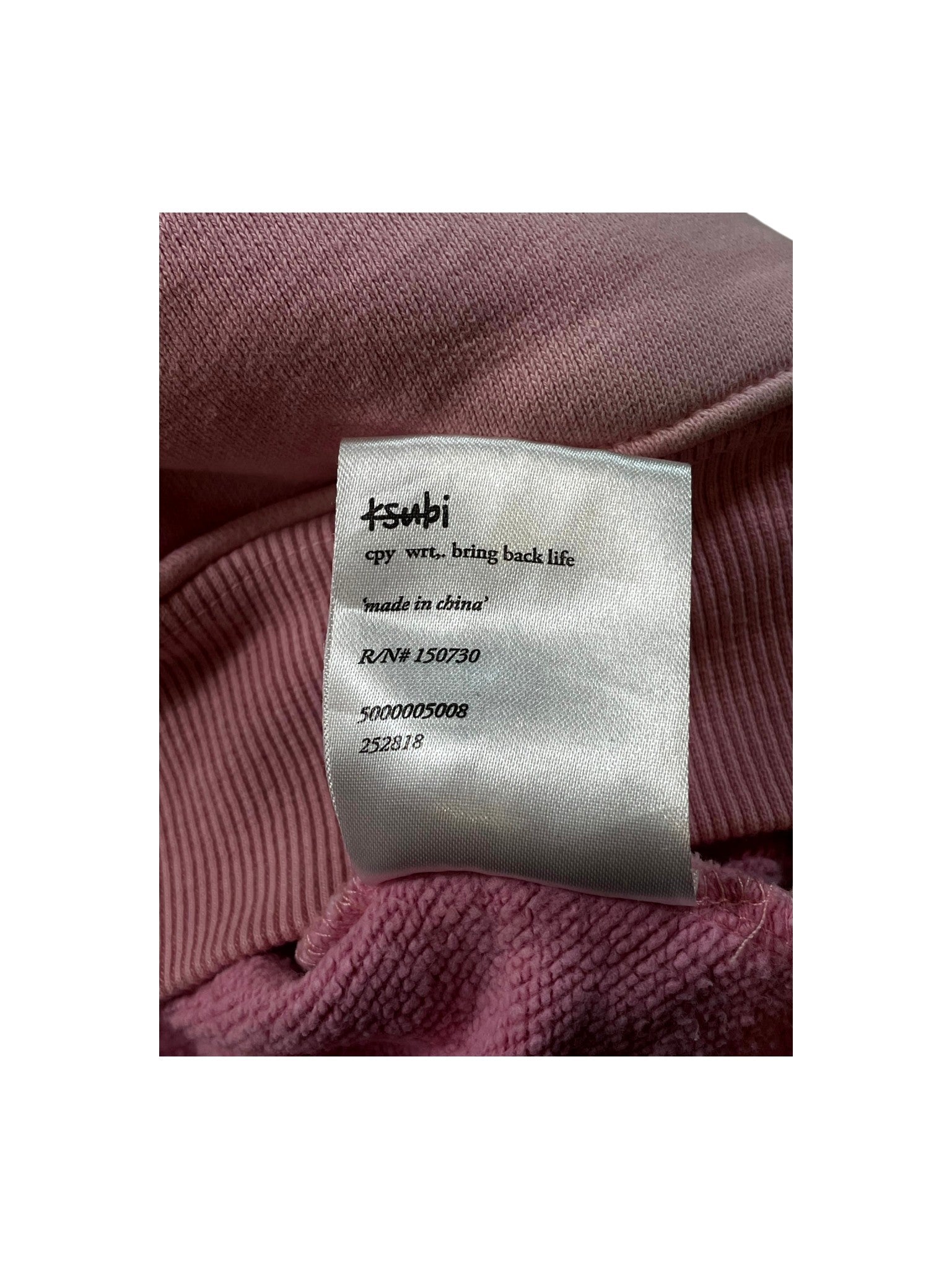 Ksubi Pink & Black Hoodie