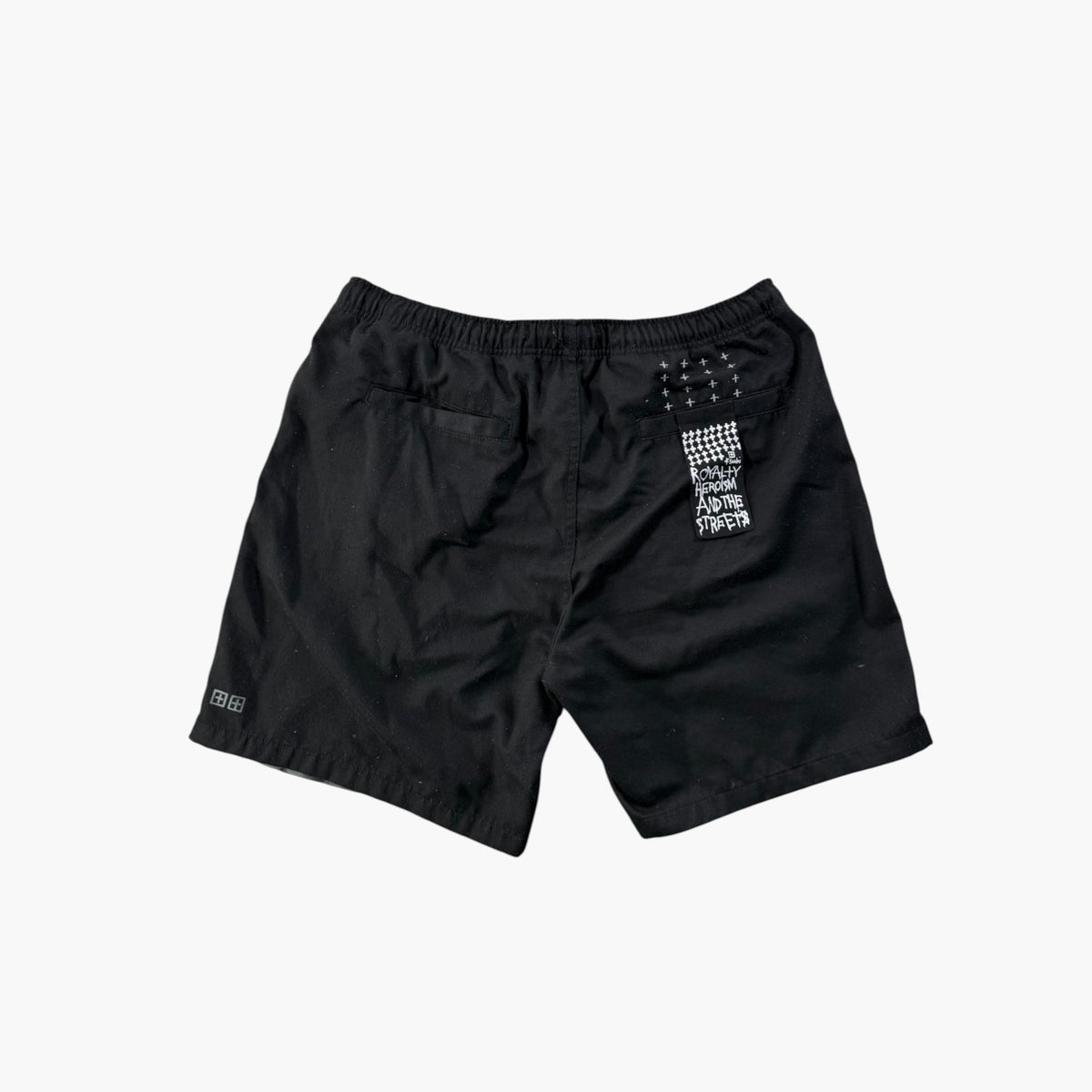 Ksubi Black Cherub Shorts