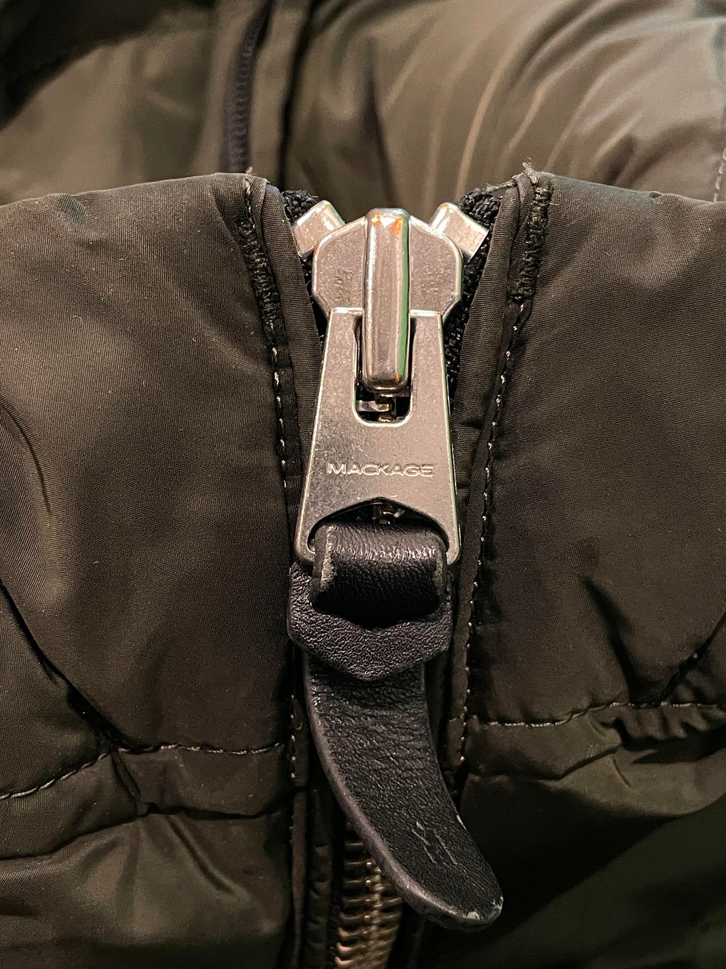 Mackage Dark Olive Puffer Coat