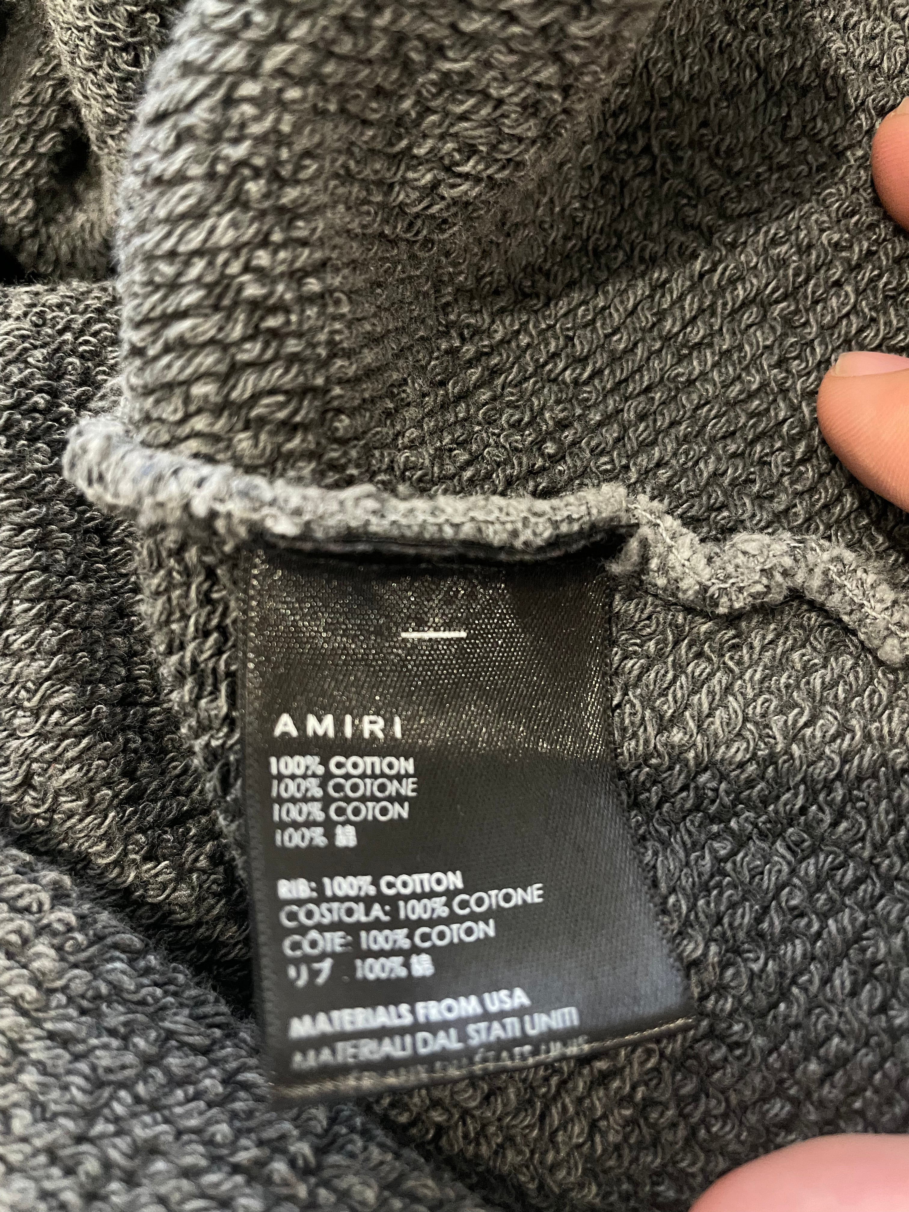Amiri Grey Survival of the Fittest Crewneck