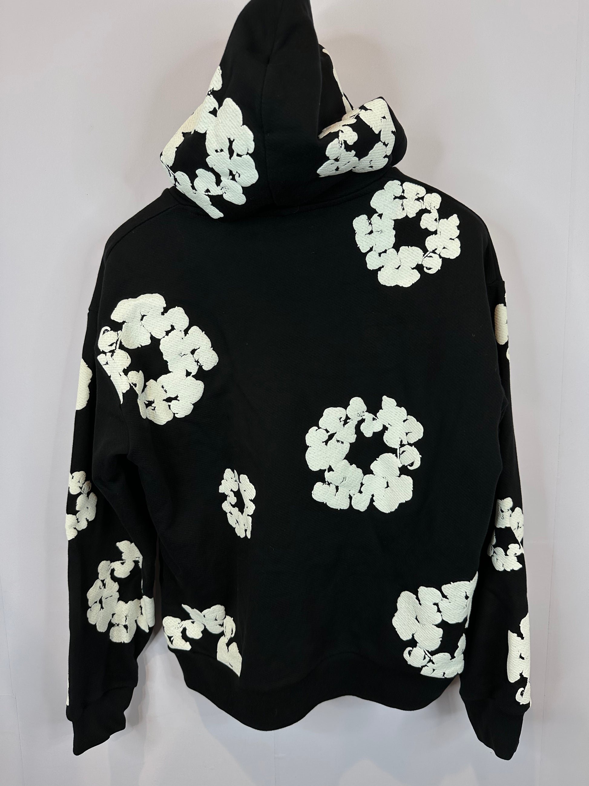 Denim Tears Hoodie Black White Used Medium