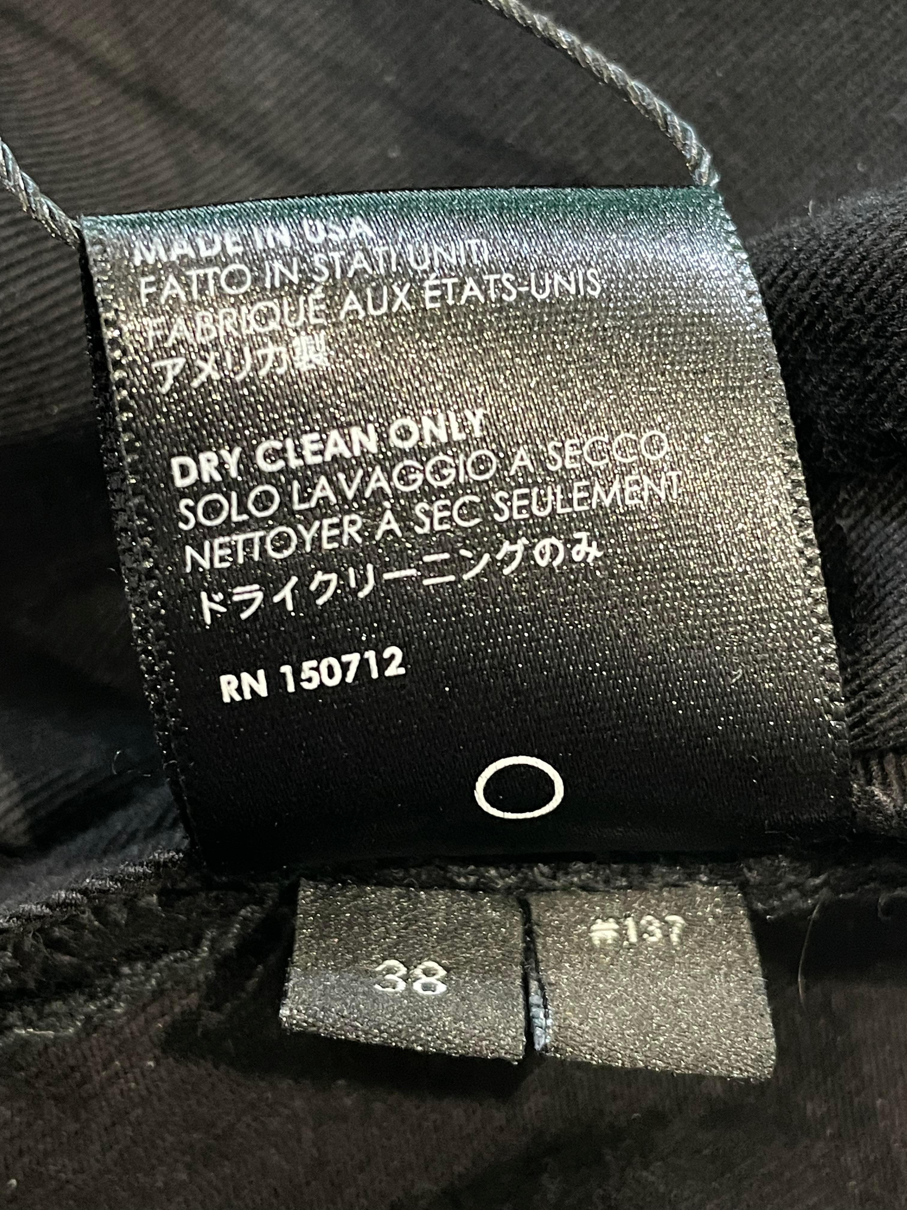 Amiri Cobra (Zipper) Black Jeans