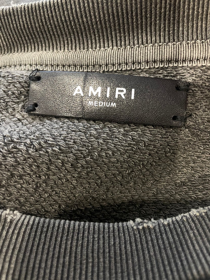 Amiri Grey Survival of the Fittest Crewneck