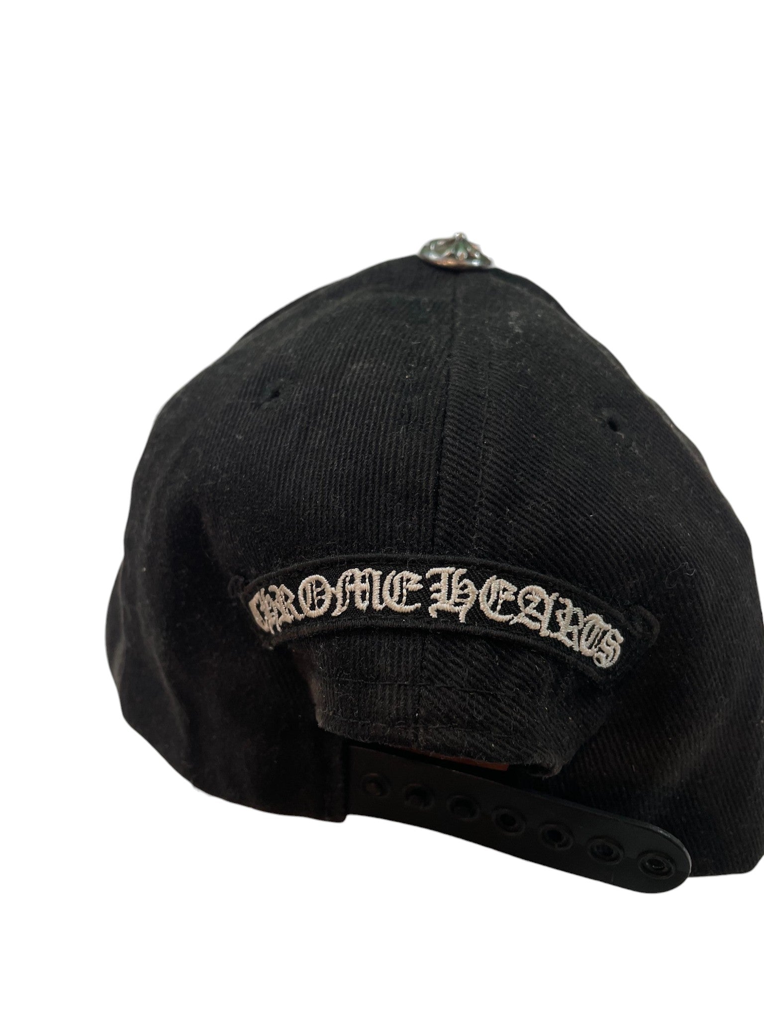 Chrome Hearts Horseshoe Plus Logo Black Cap