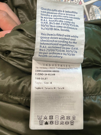 Moncler Olive Puffer Vest