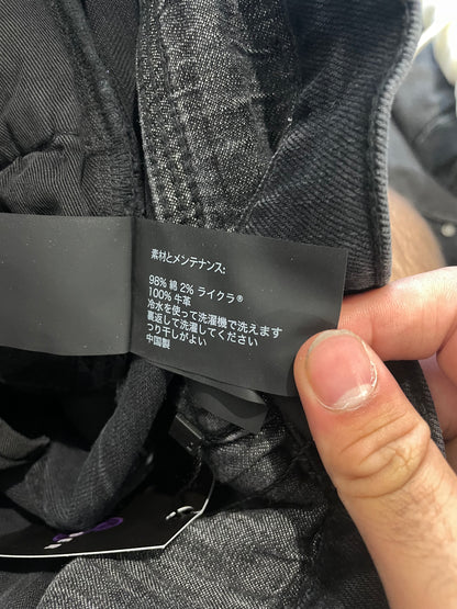 Purple Brand Black Ripped Jeans