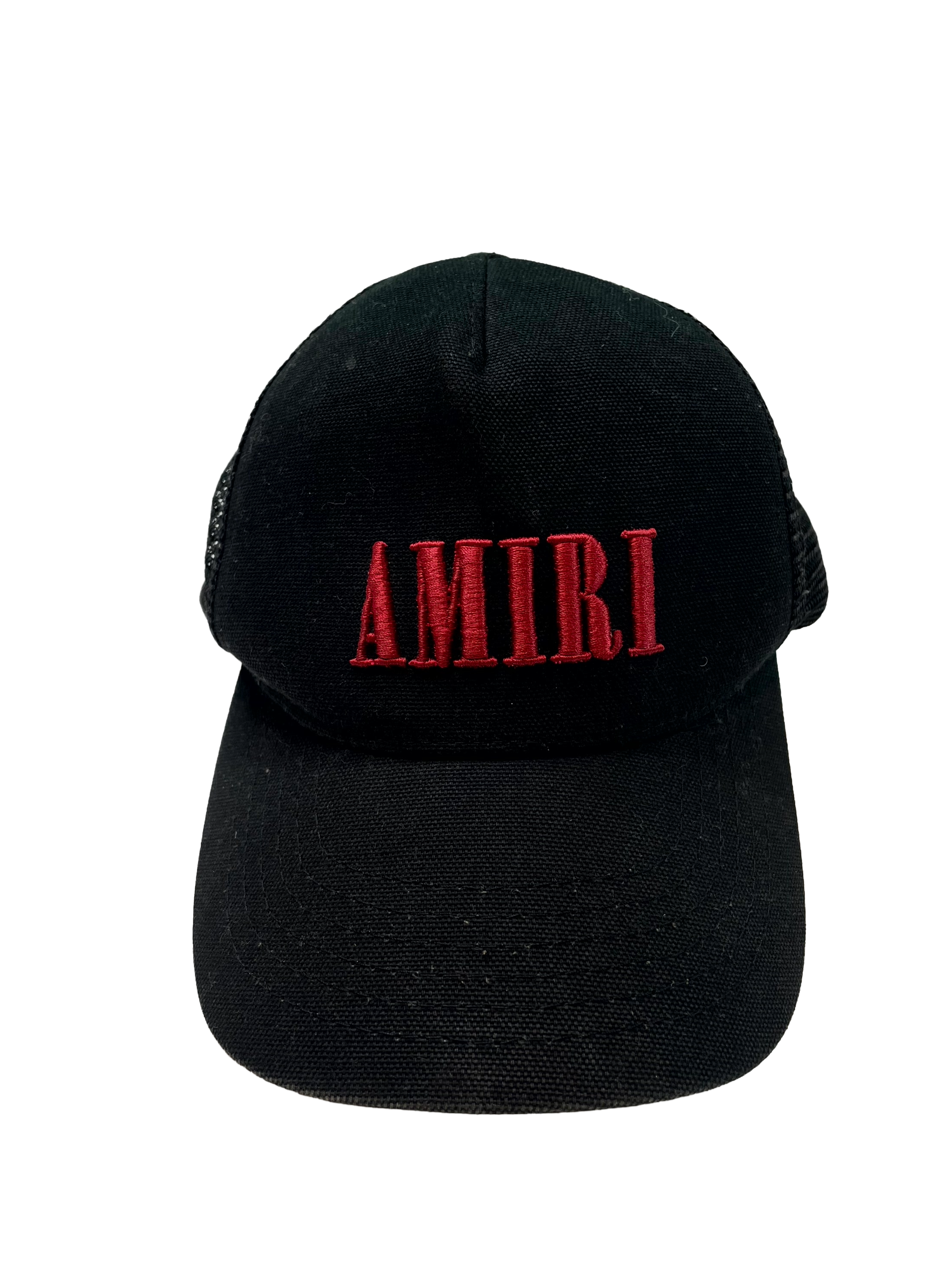 Amiri Core Logo Black & Red Cap