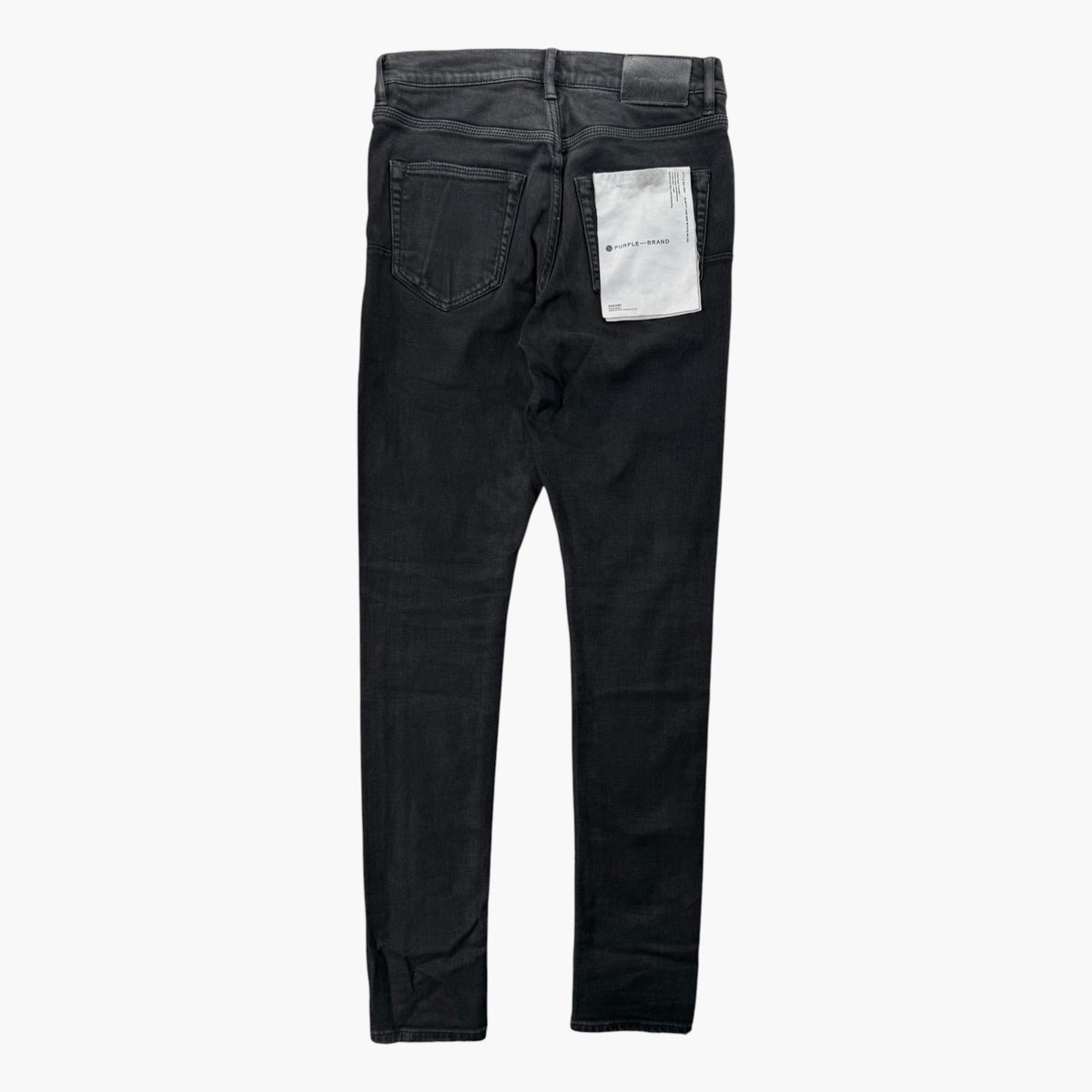 Purple Brand Black Wash Plain Jeans