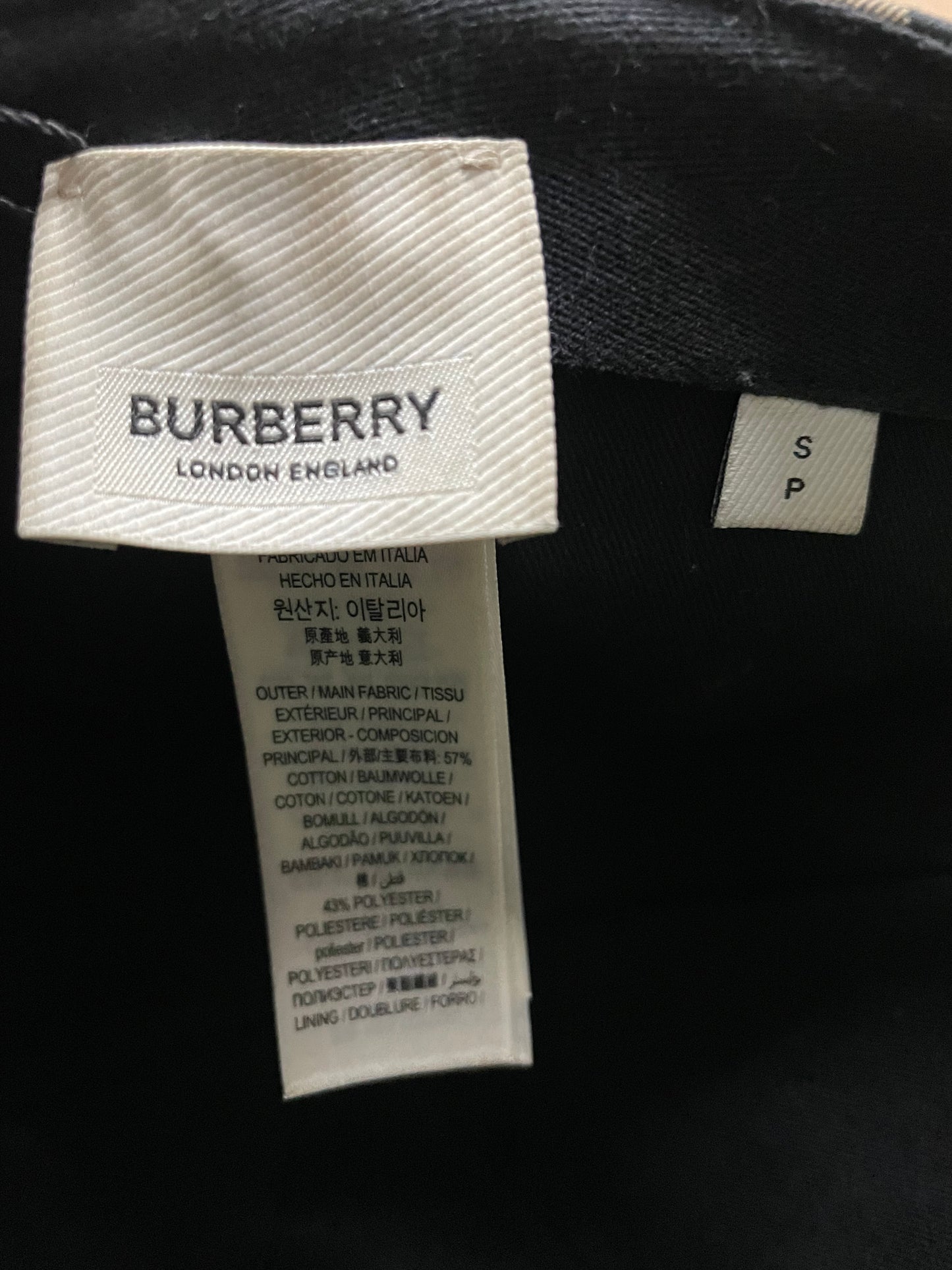 Burberry Hat Used Small