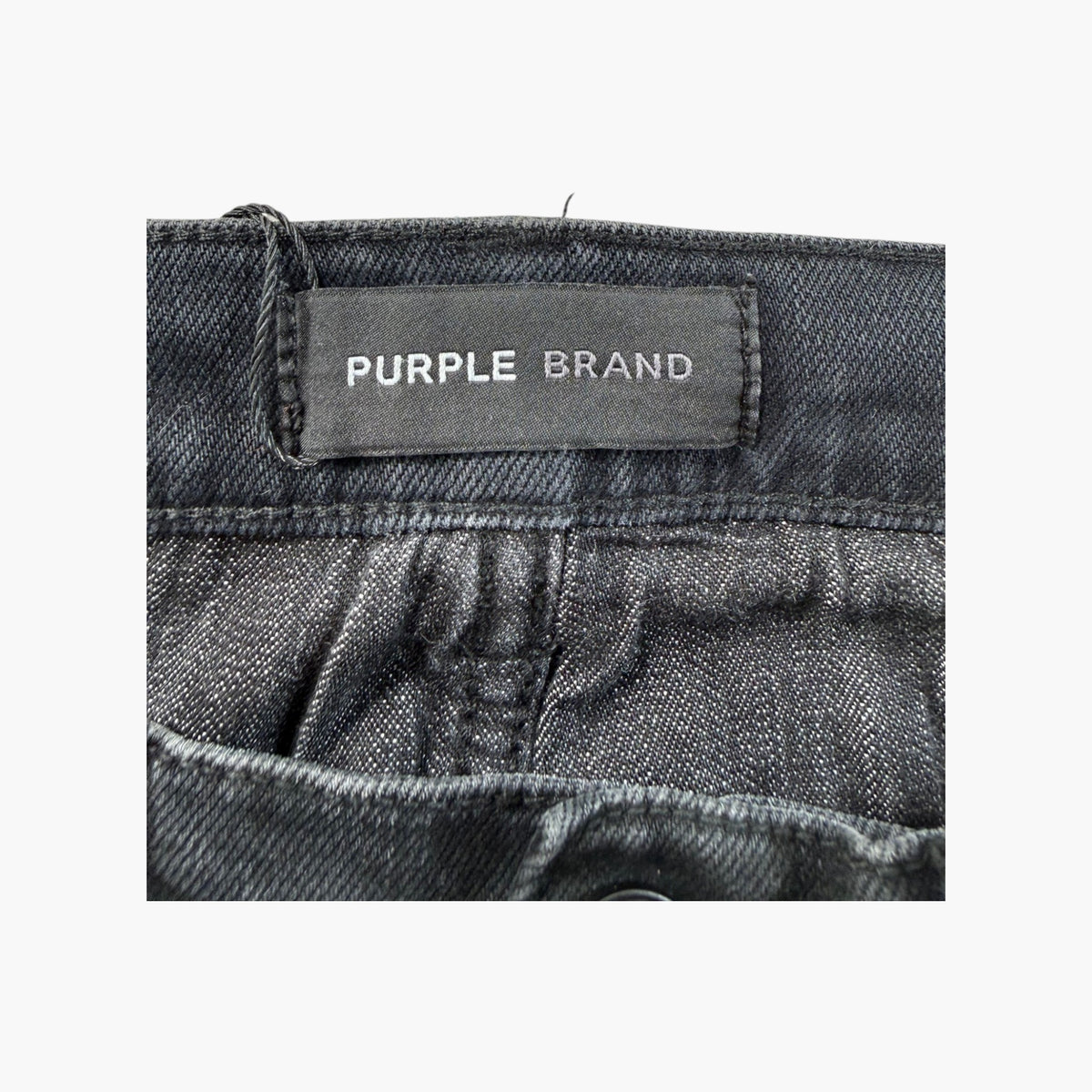 Purple Brand Black Wash Plain Jeans