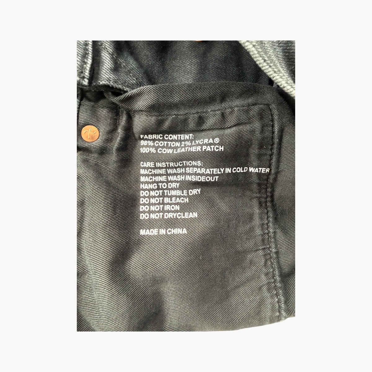 Purple Brand Black Wash Plain Jeans