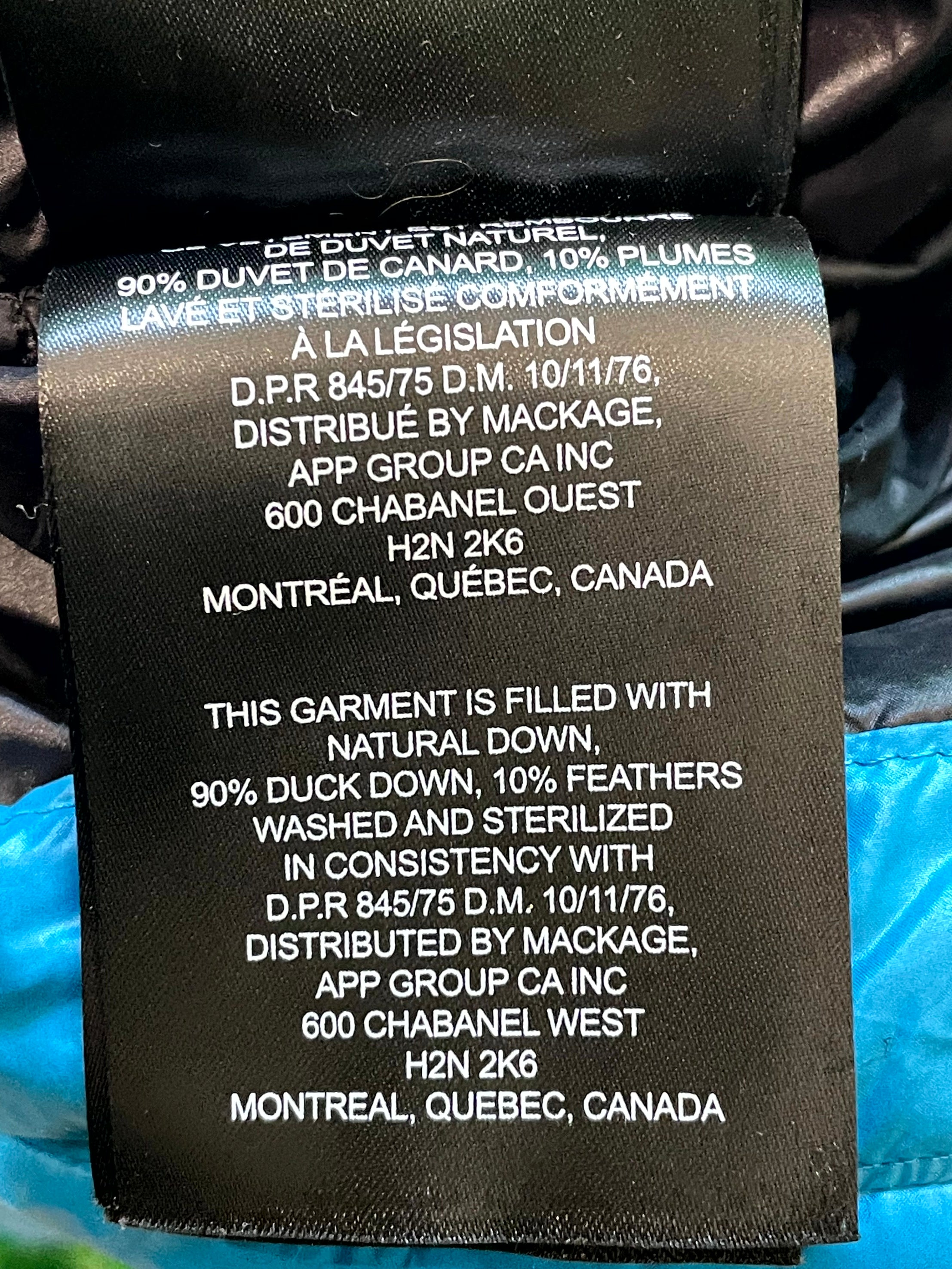 Mackage Puffer Powder Blue Jacket