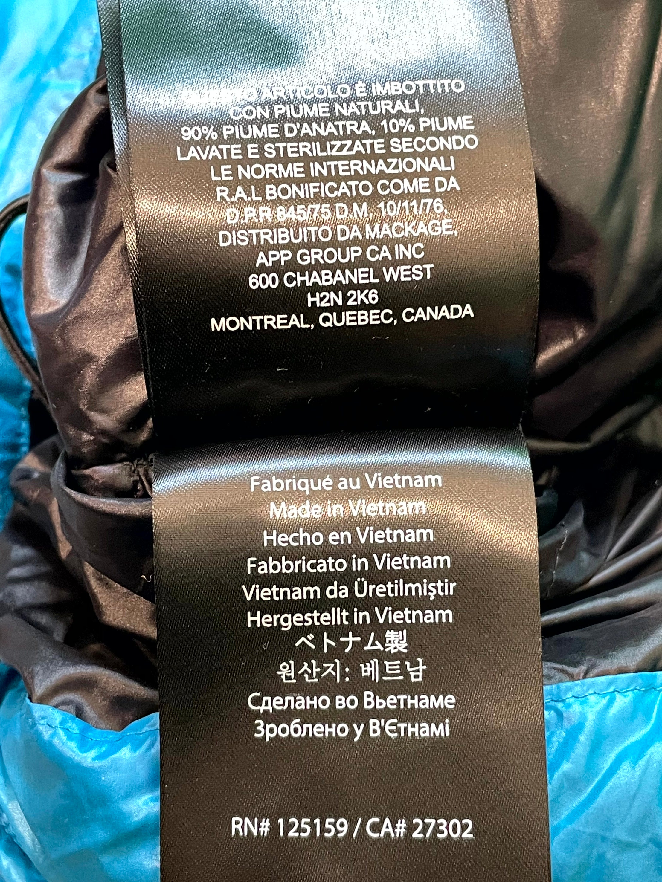 Mackage Puffer Powder Blue Jacket