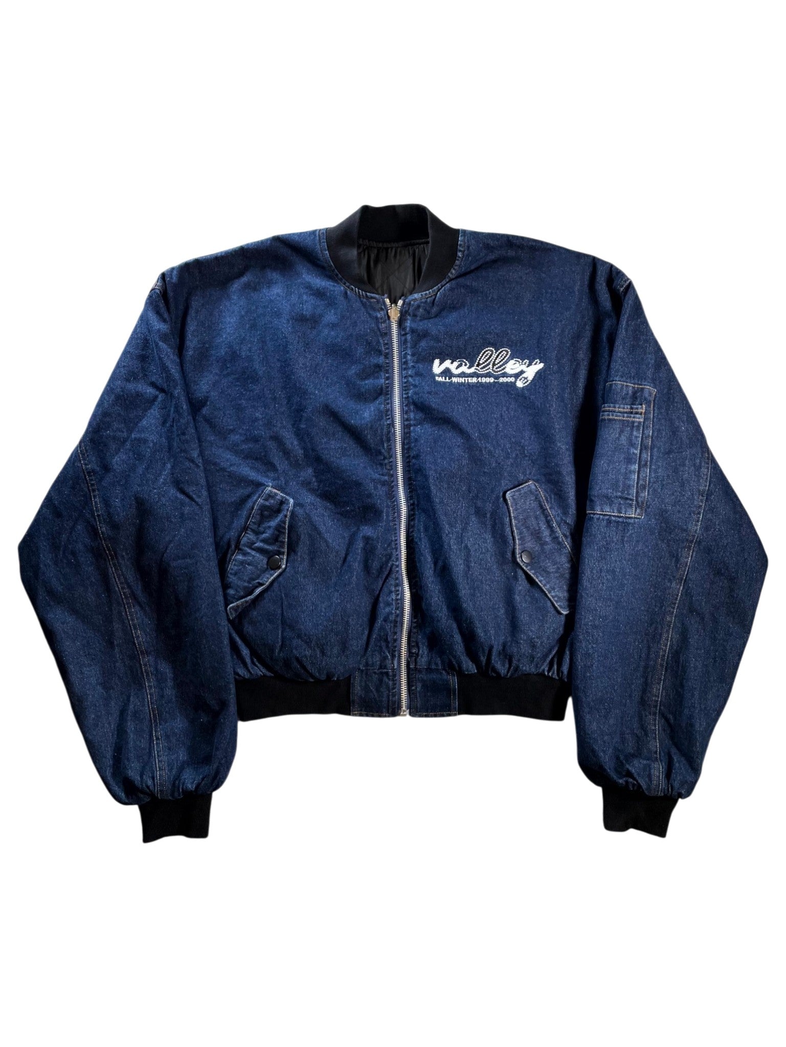 Vale "Raw 1999-2000" Navy Bomber Jacket