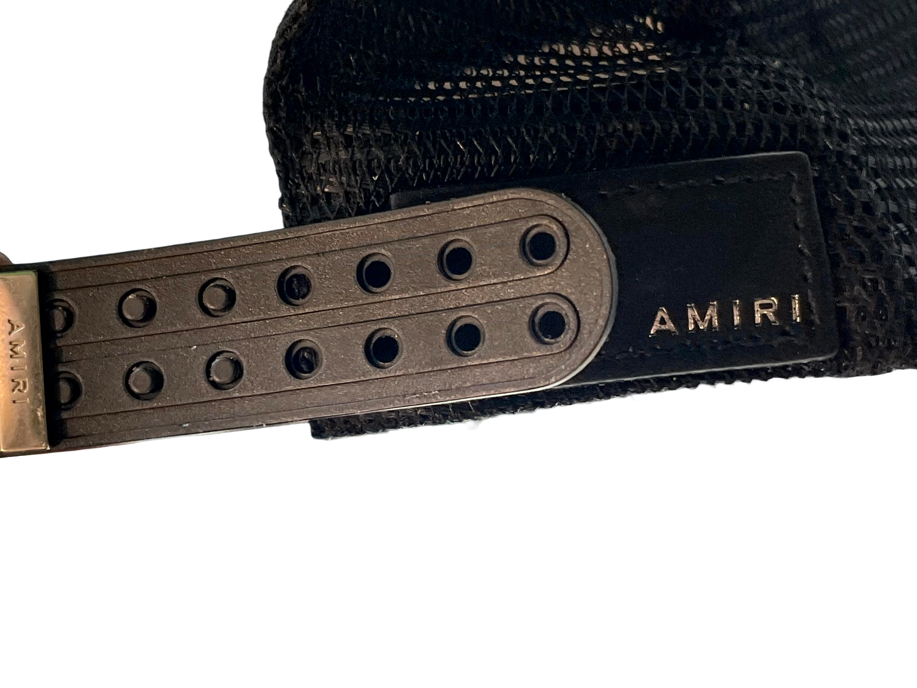 Amiri 3 Star Trucker Black Hat