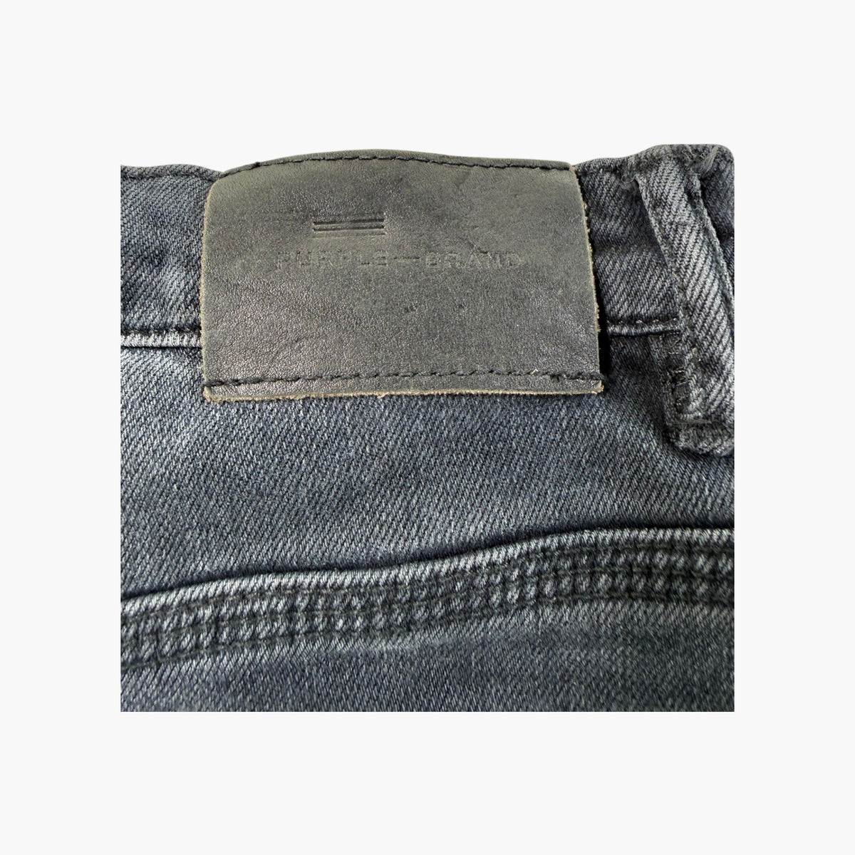 Purple Brand Black Knee Rip Jeans