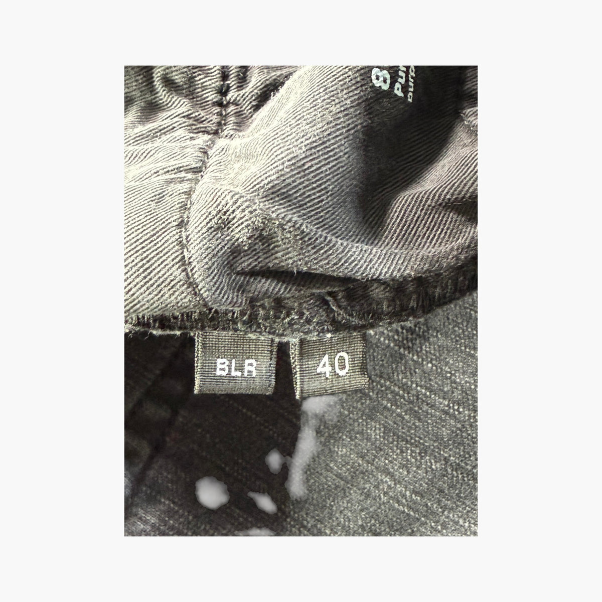 Purple Brand Black Knee Rip Jeans