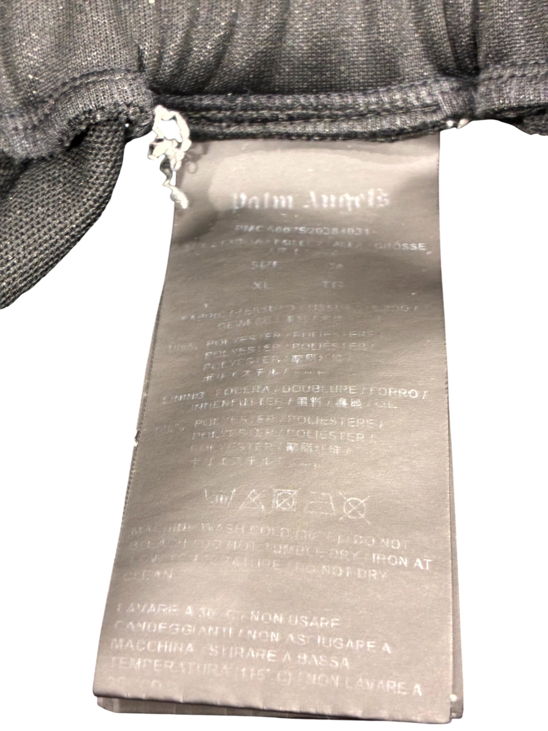 Palm Angels PA Black & Yellow Track Pants