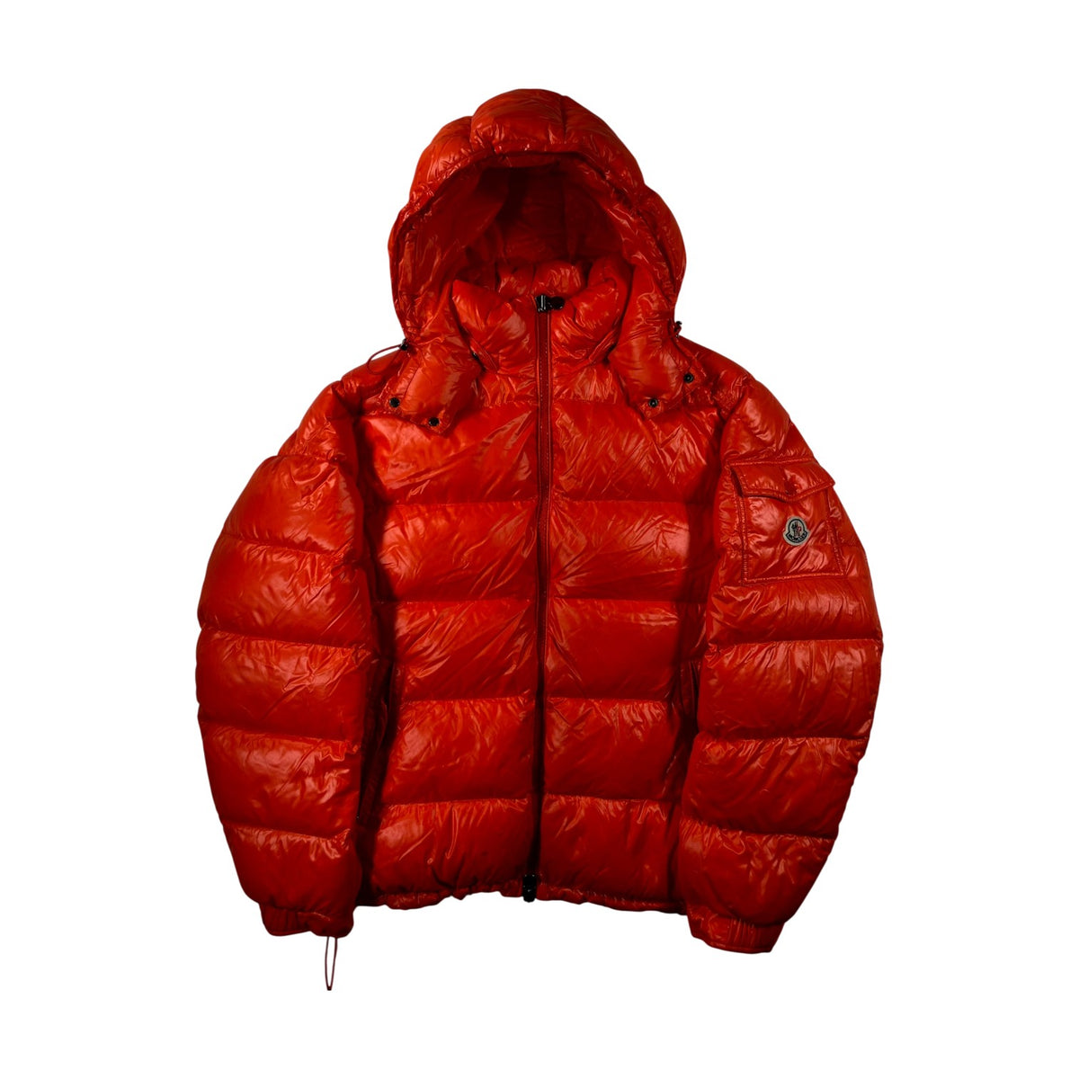 Moncler "Maya" Orange Puffer Jacket