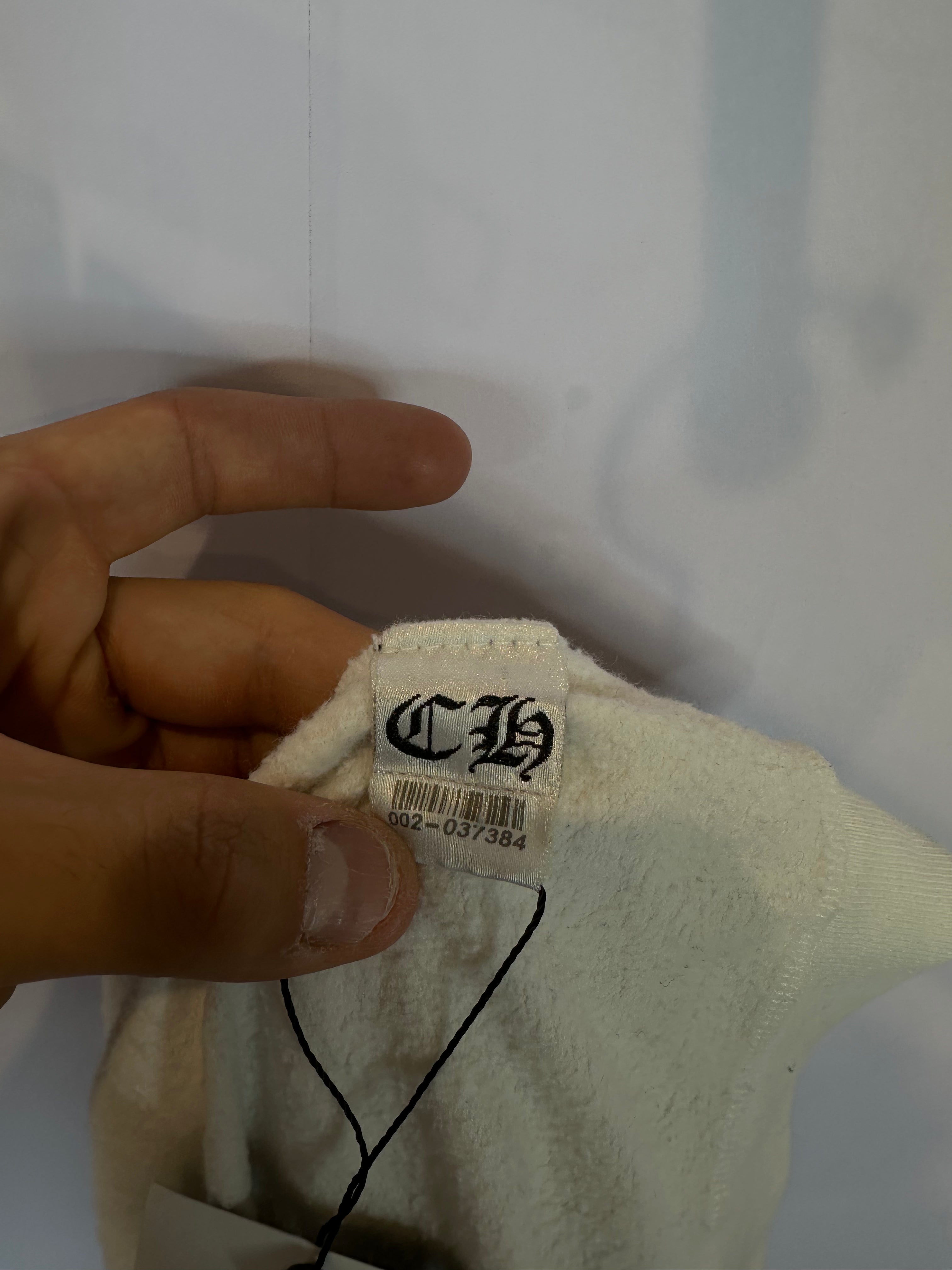 Chrome Hearts White Grey Dagger Zip Up Used 2T