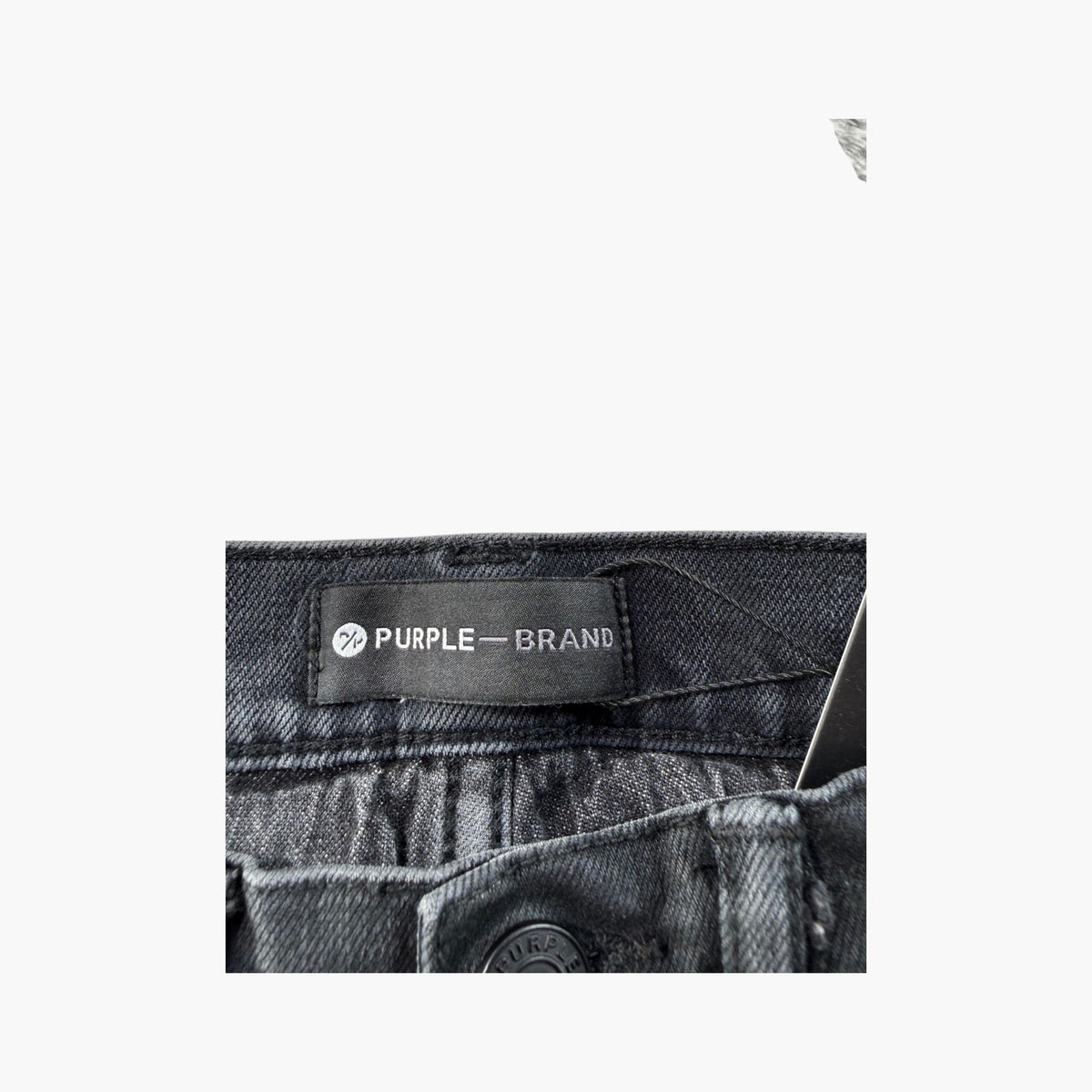 Purple Brand Black Wash Plain Jeans