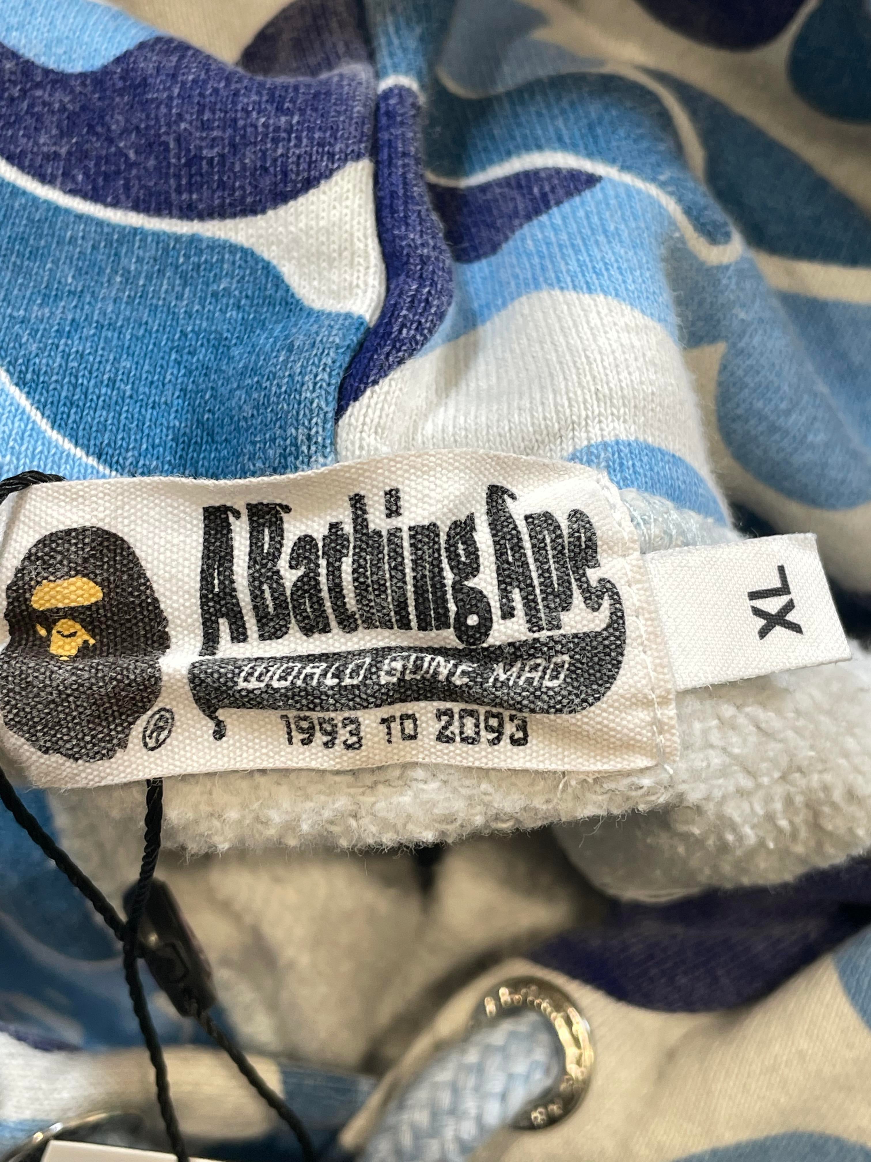 Bape Blue Camo ABA Pullover Hoodie