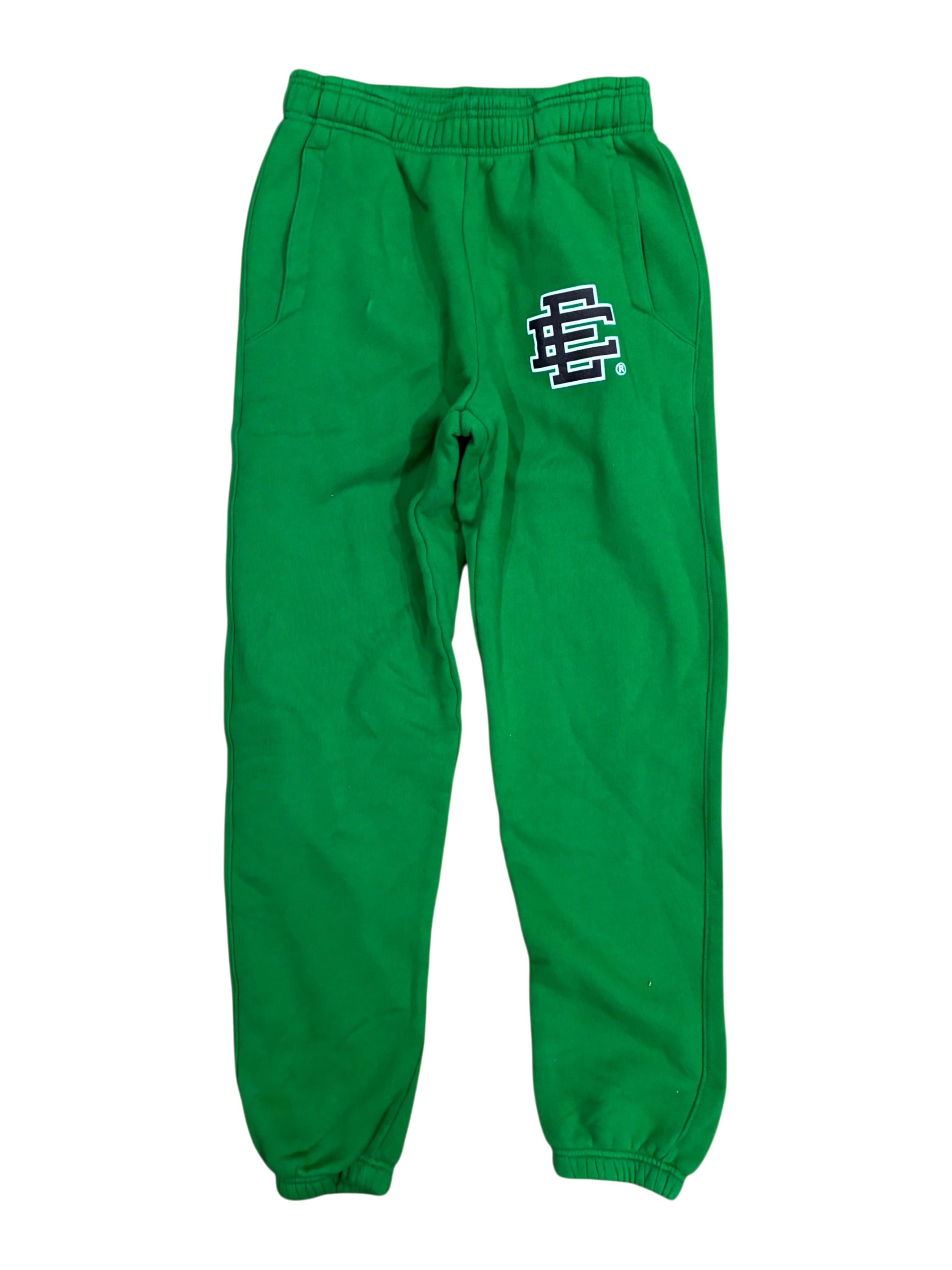 Eric Emanuel Logo Green & Black Sweats