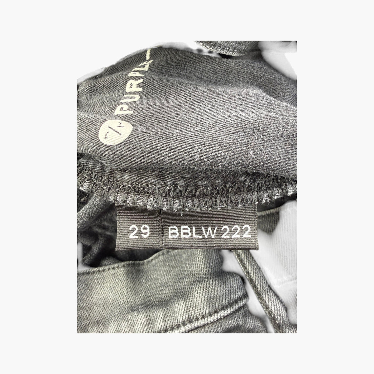 Purple Brand Black Wash Plain Jeans