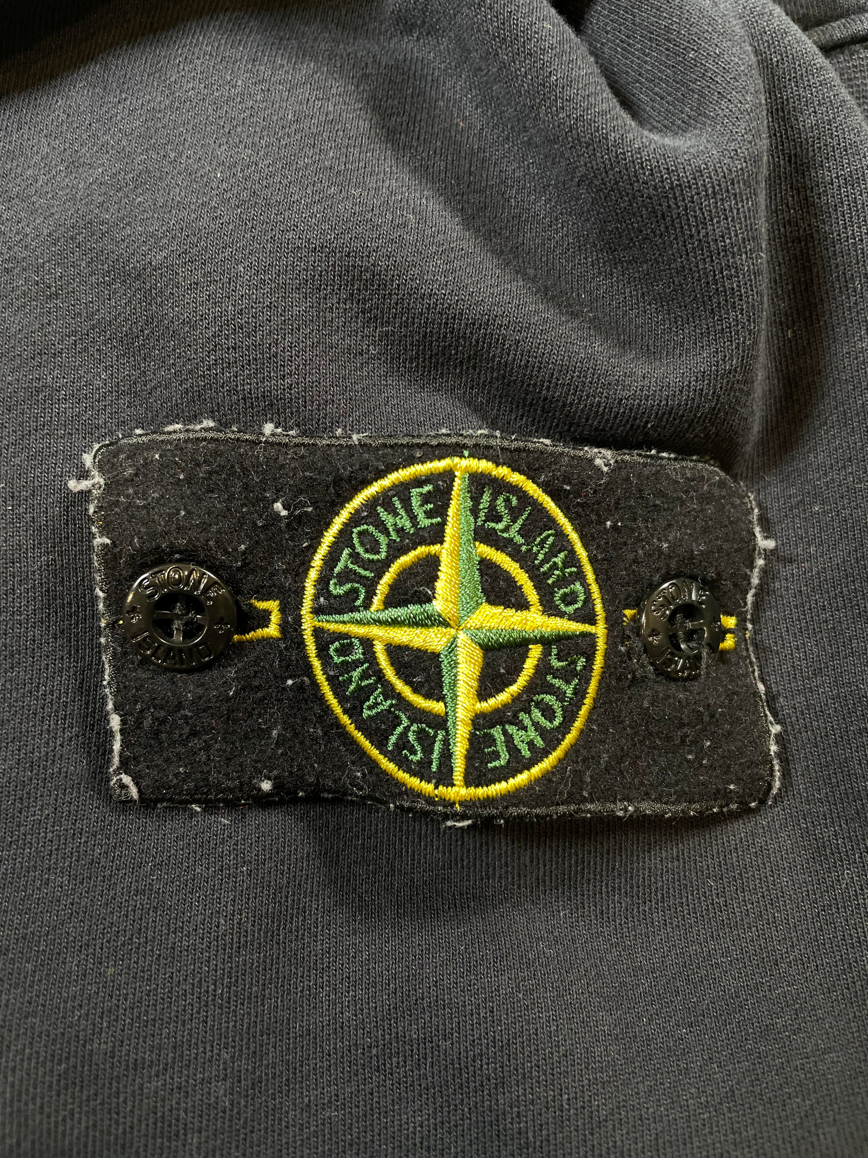Stone Island Black Quarter Zip Hoodie