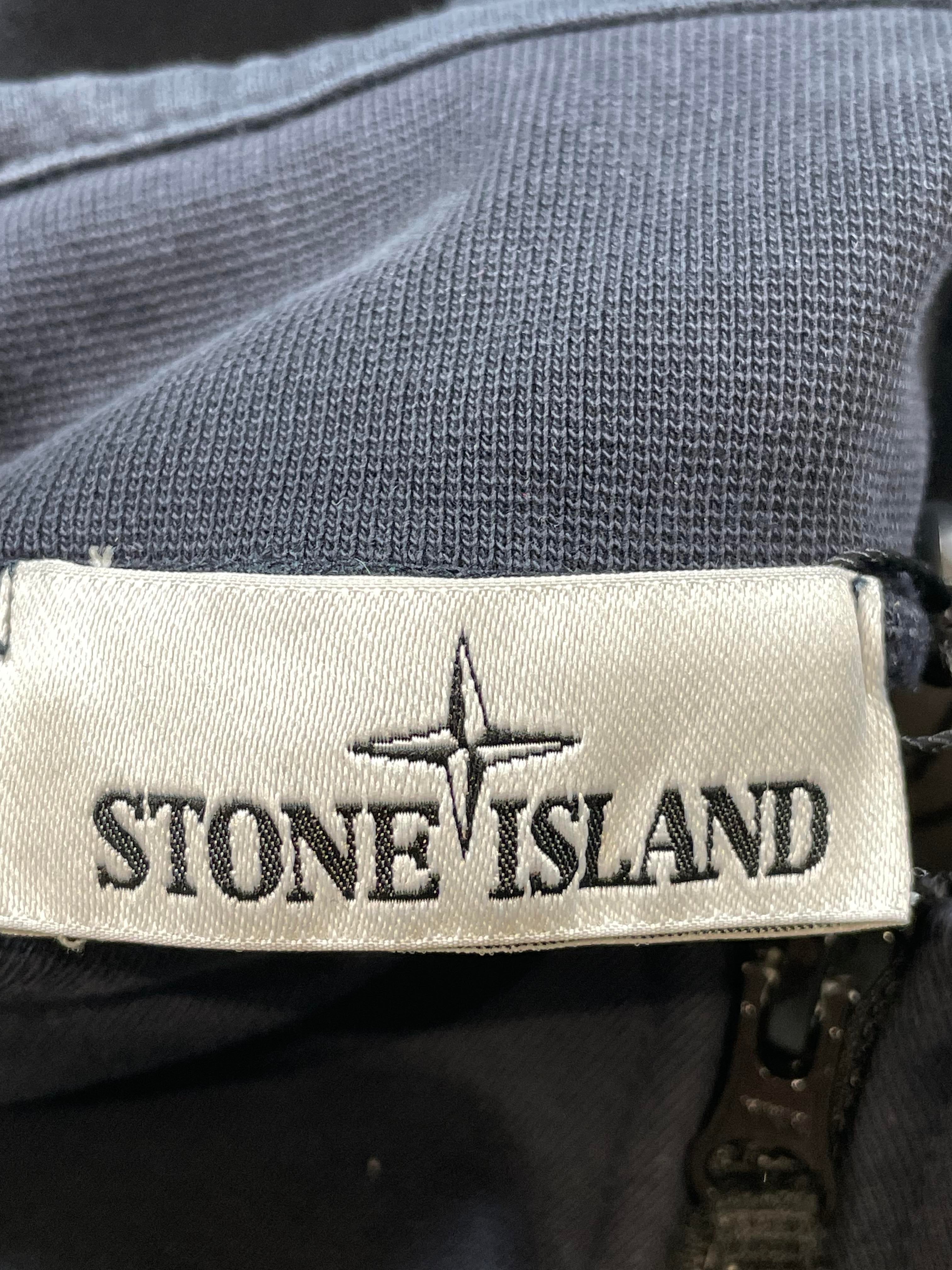 Stone Island Black Quarter Zip Hoodie
