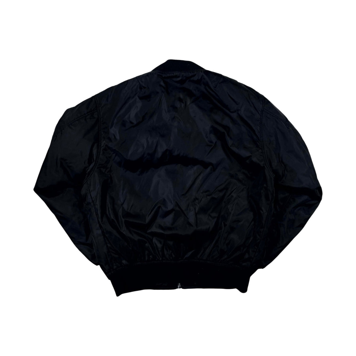 Prada Nylon Cargo Black Bomber Jacket