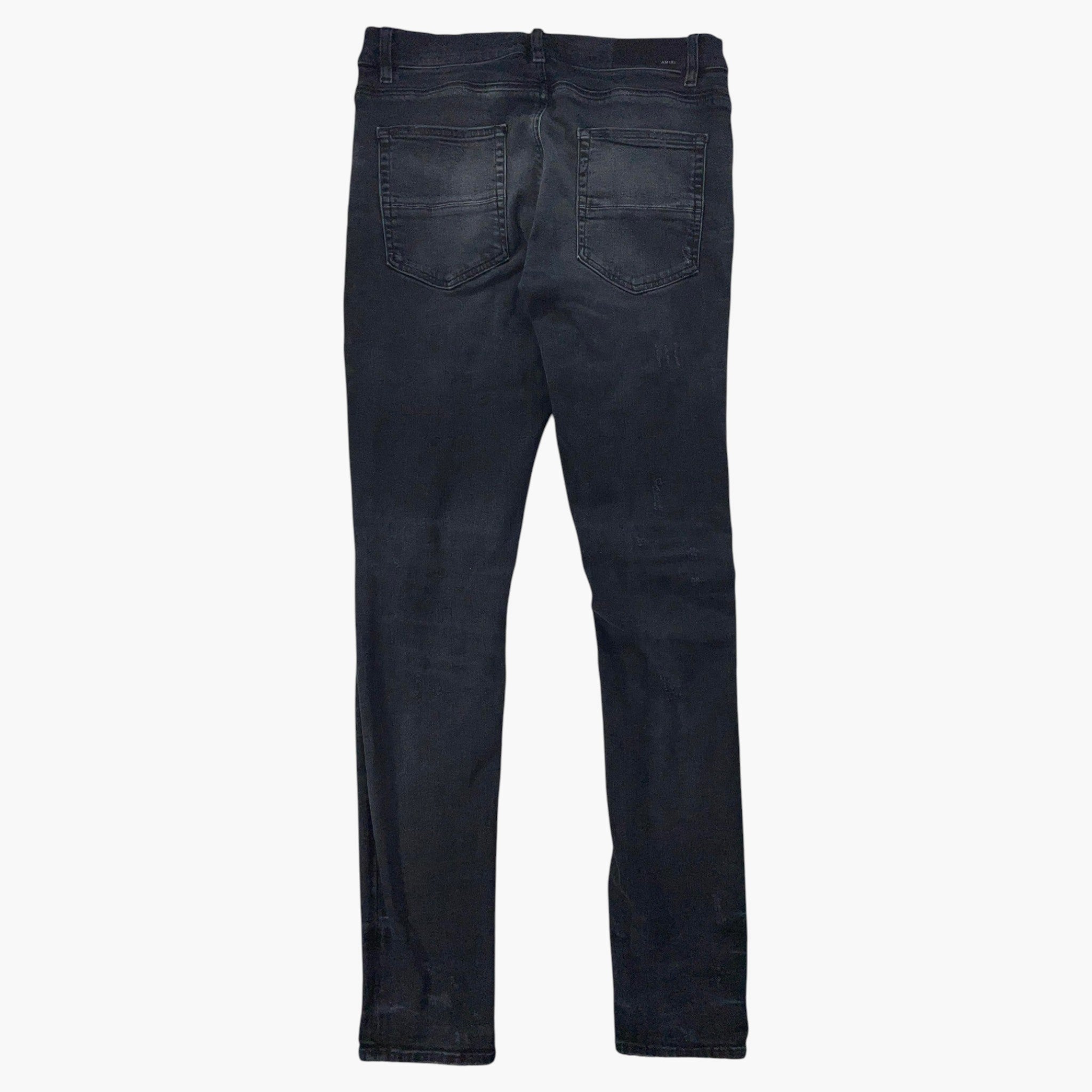 Amiri Art Patchwork Black Wash Jeans