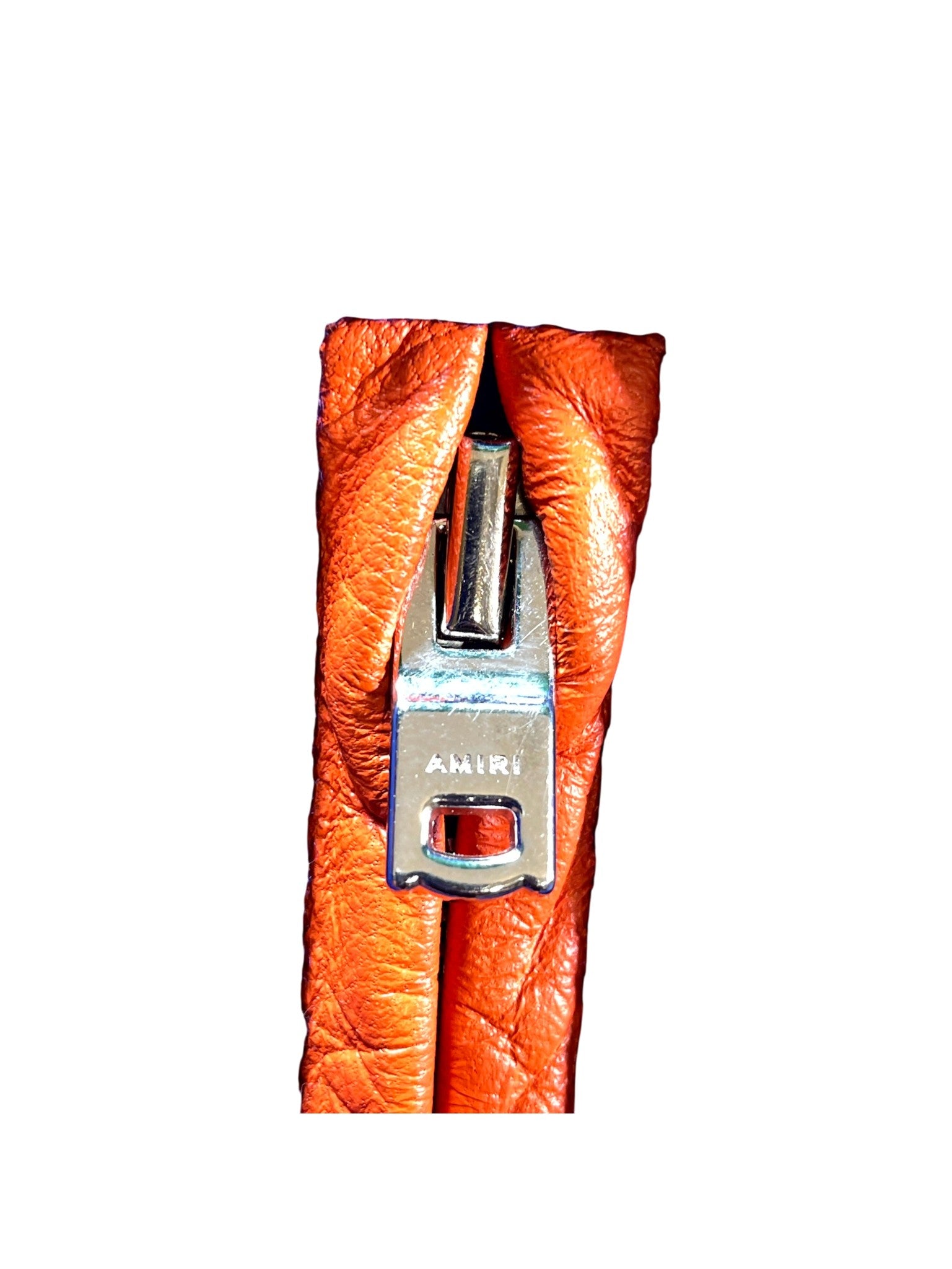 Amiri Bone Blue & Orange Varsity Jacket